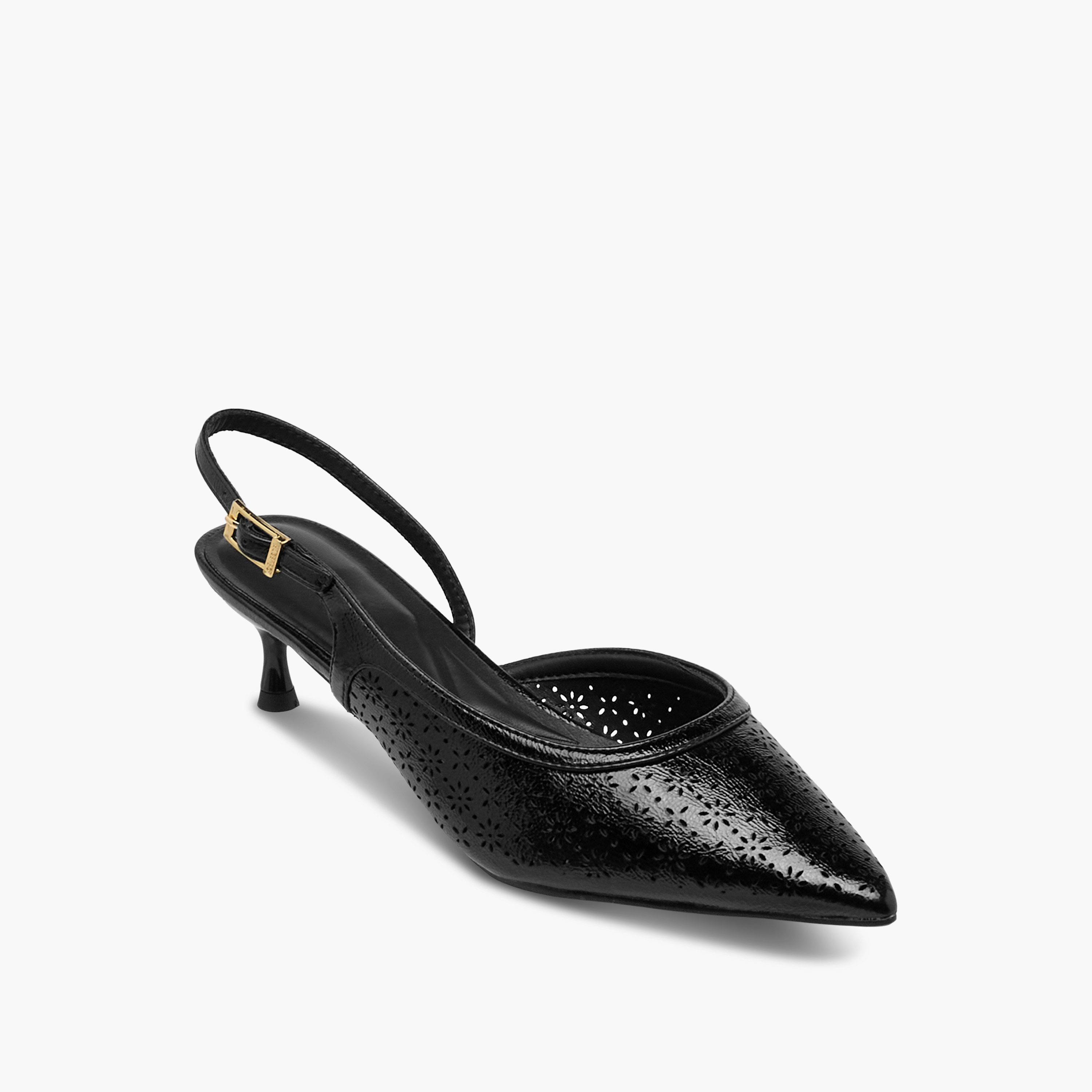Celeste Women Laser Cut Kitten Heel Mules-women-shoes-heels-image-2