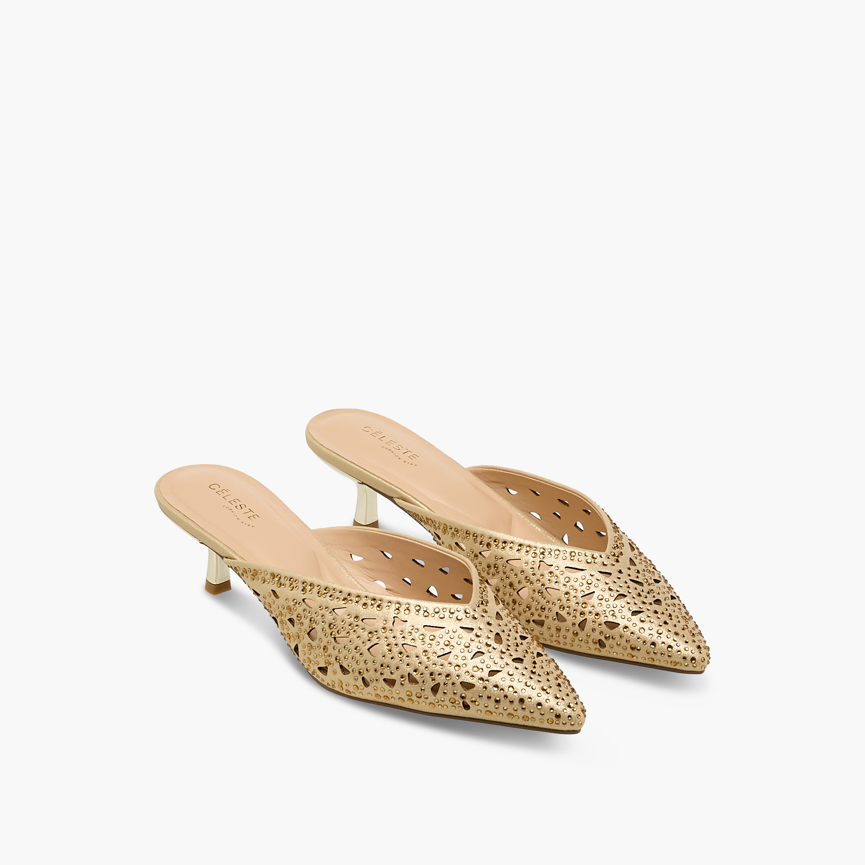 Celeste Women Embellished Kitten Heels Mules-women-shoes-heels-image-1