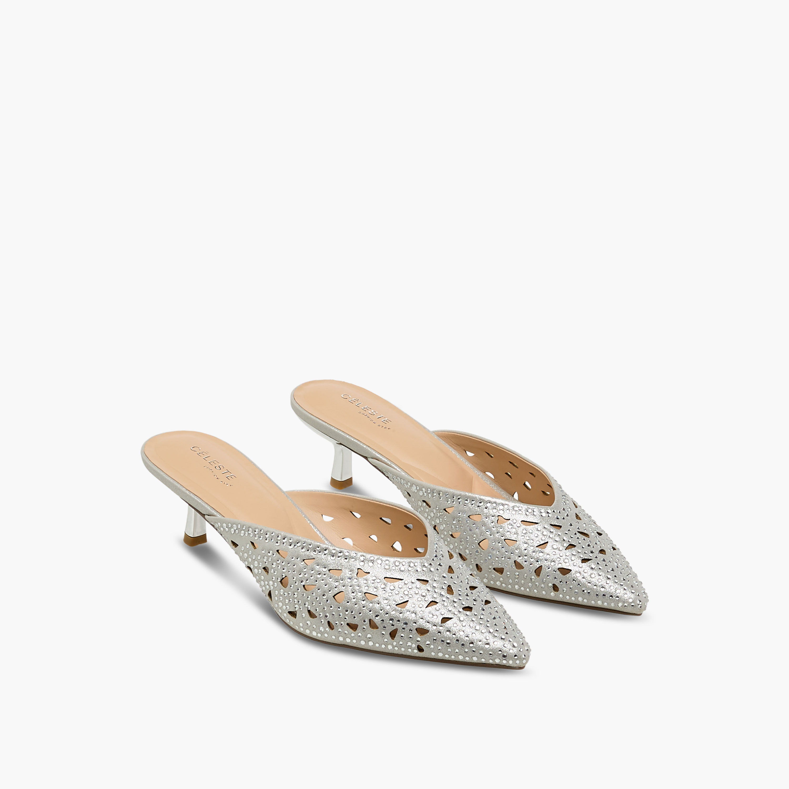 Celeste Women Embellished Kitten Heels Mules-women-shoes-heels-image-1