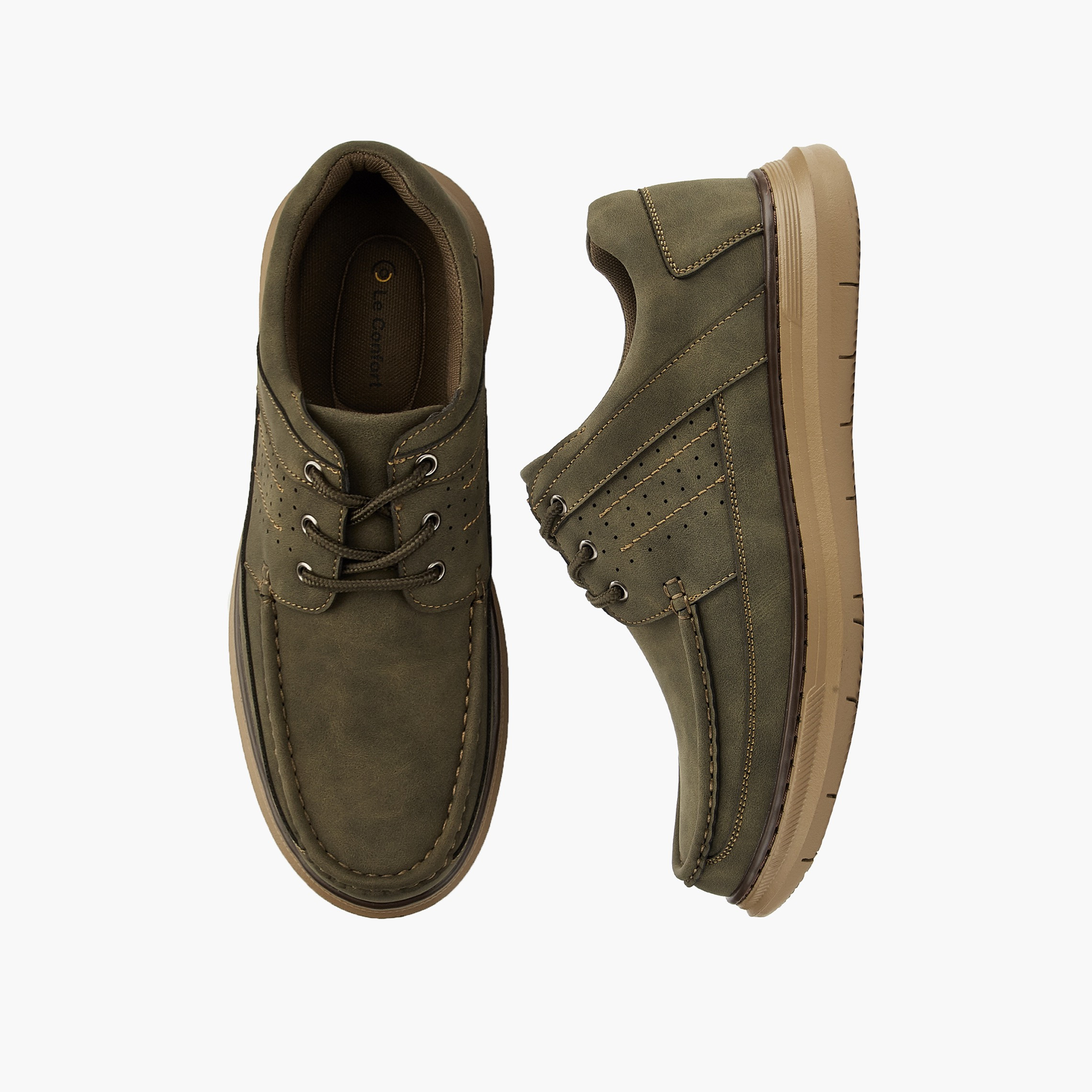 حذاء سنيكرز مريح برباط إغلاق للرجال من لو كونفورت-men-shoes-sneakers-image-1