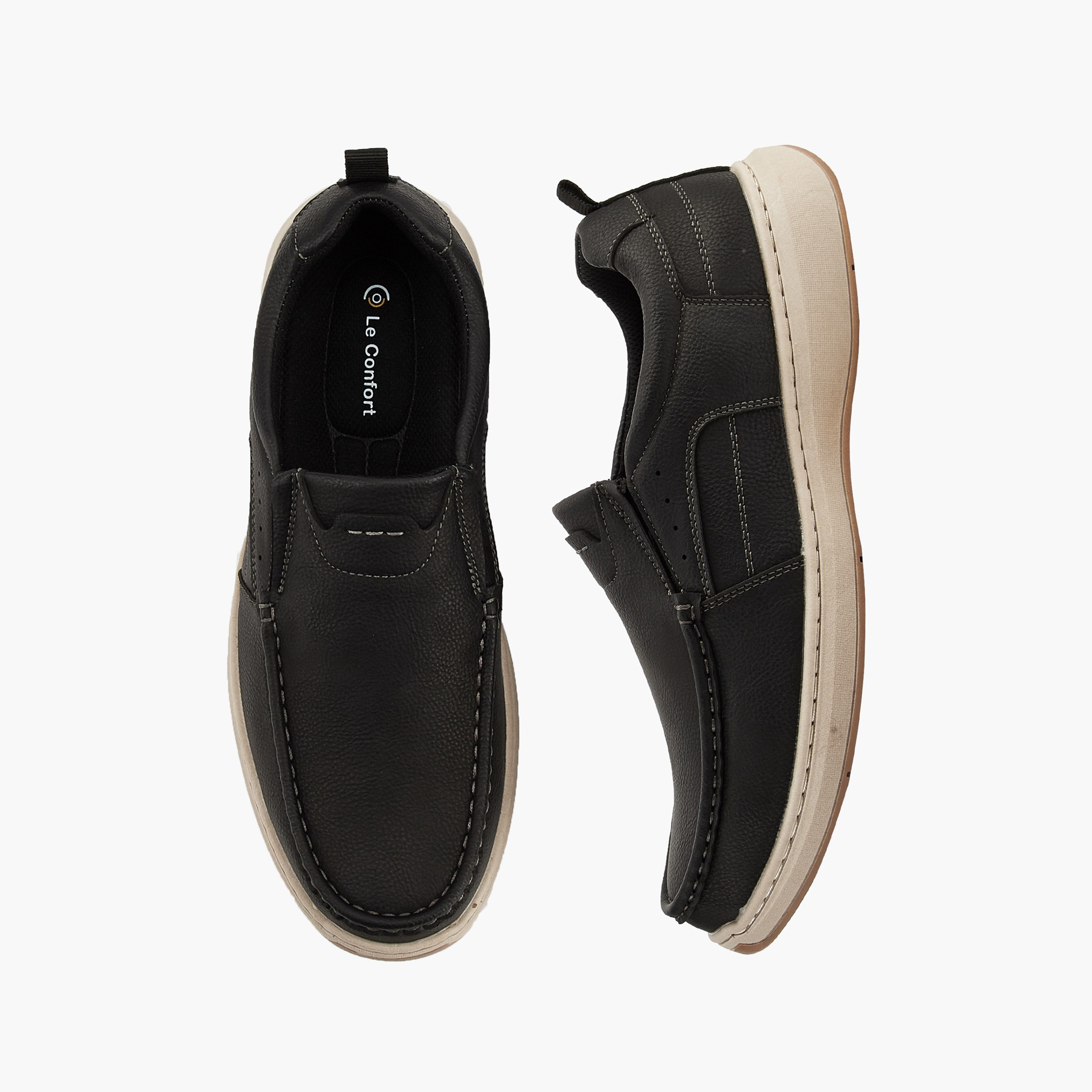 حذاء لوفر مريح سهل الارتداء للرجال من لو كونفورت-men-shoes-loafersandmoccasins-image-1