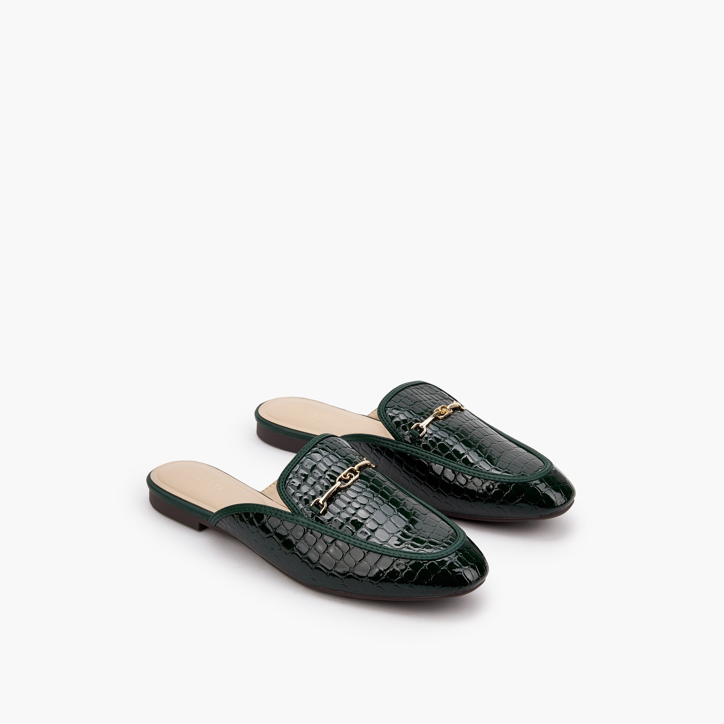 Celeste Women Textured Mules-women-shoes-flats-mules-image-1