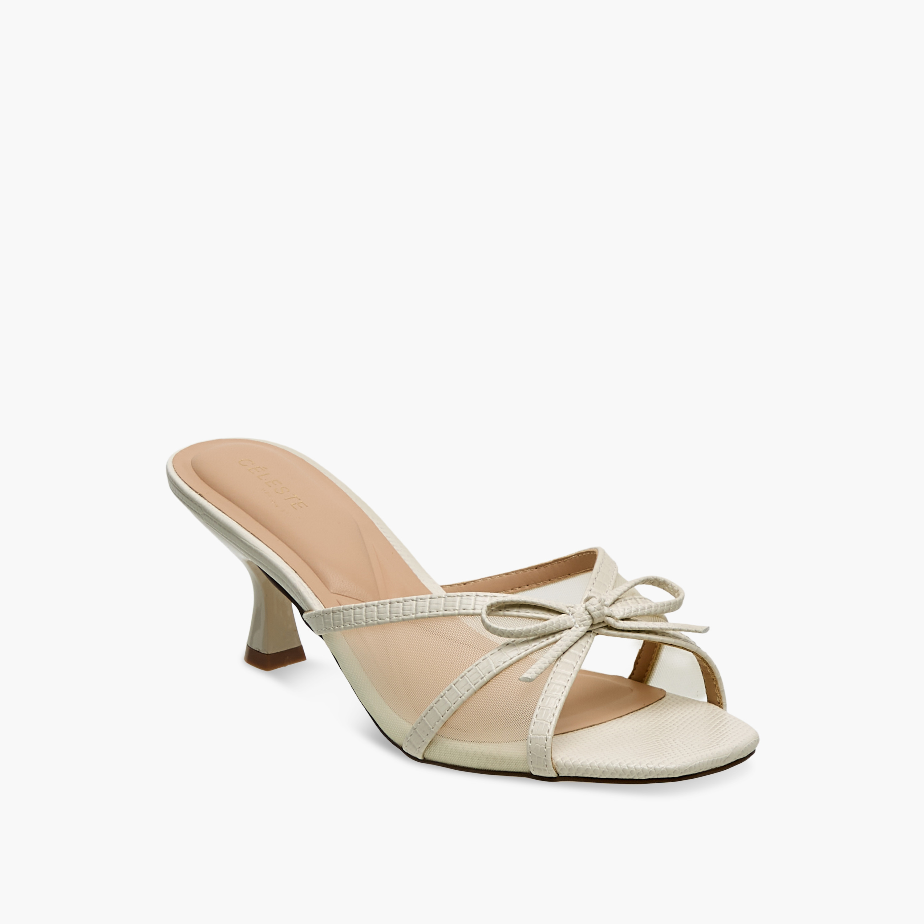 Celeste Women Bow Applique Kitten Heel Sandals-women-shoes-sandals-heeled-image-2