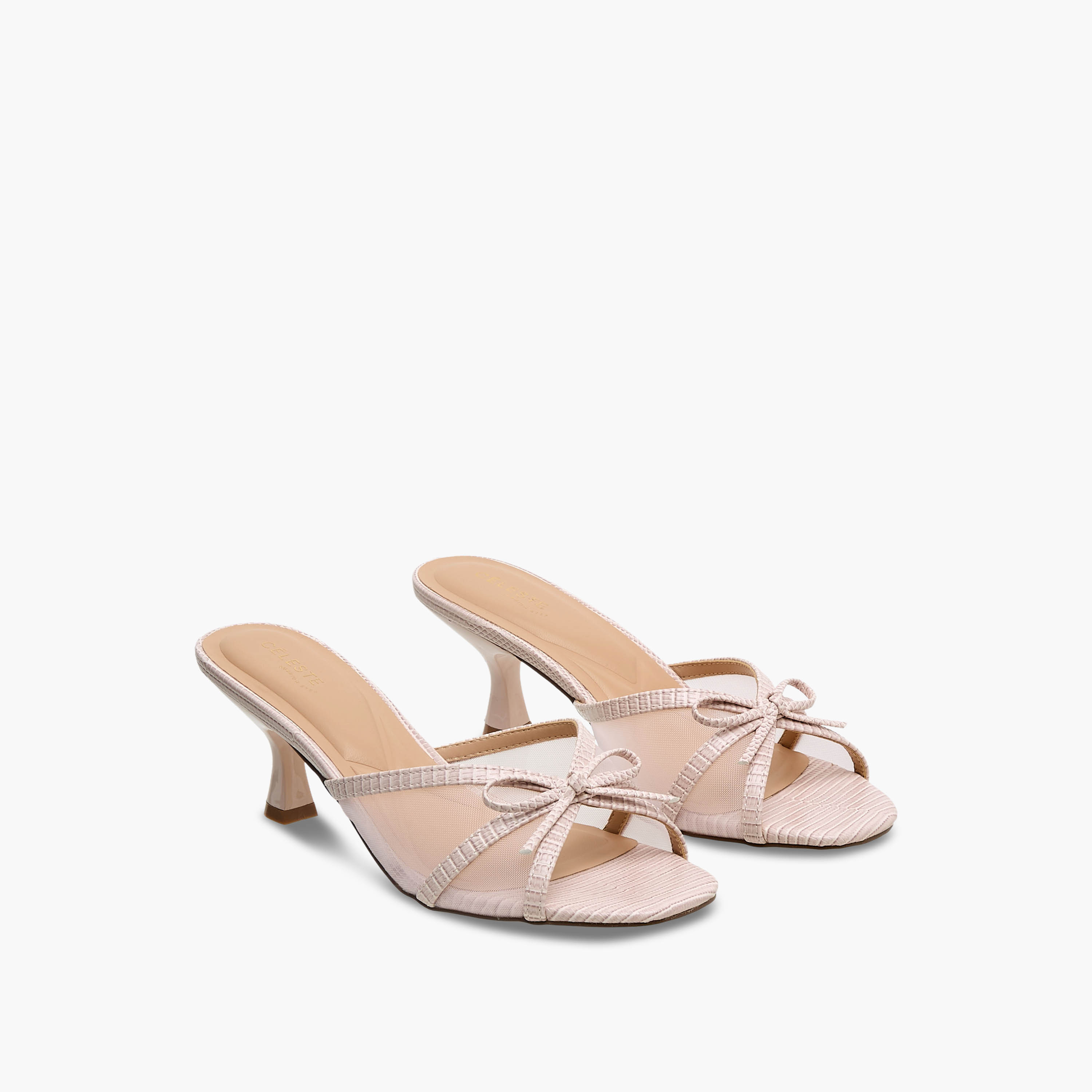 Celeste Women Bow Applique Kitten Heel Sandals-women-shoes-sandals-heeled-image-1