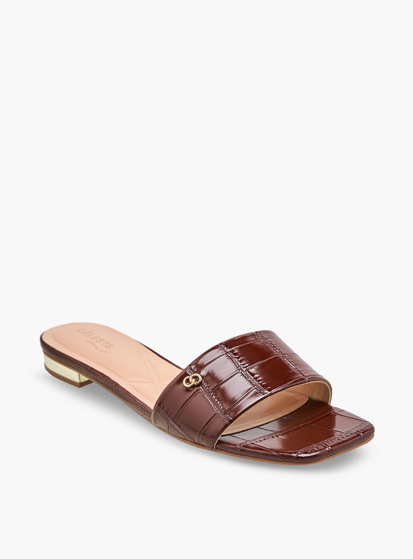 صندل مسطح بارز الملمس للنساء من سيليست-women-shoes-flats-sandals-image-2