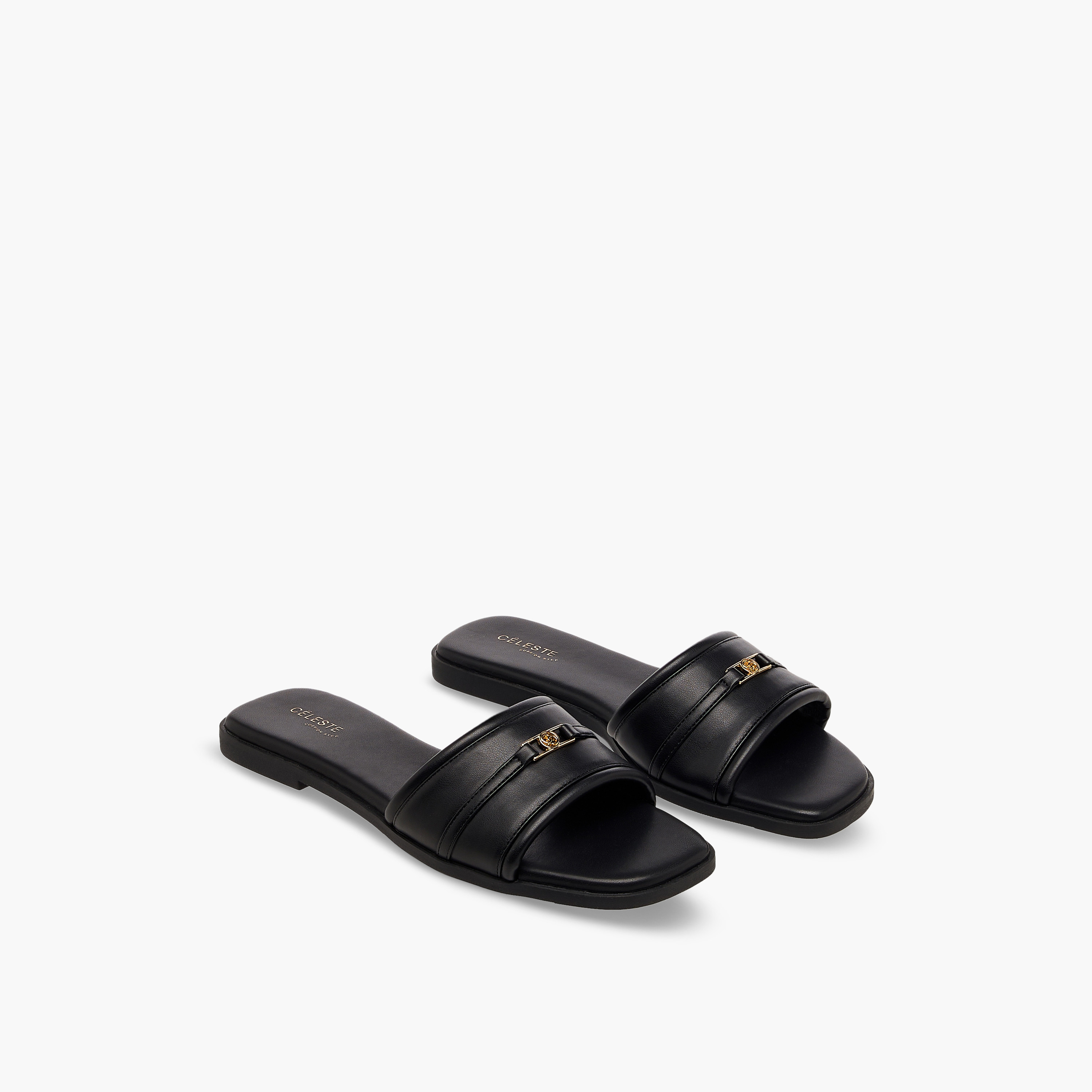 صندل مسطح بزينة معدنية للنساء من سيليست-women-shoes-flats-sandals-image-2