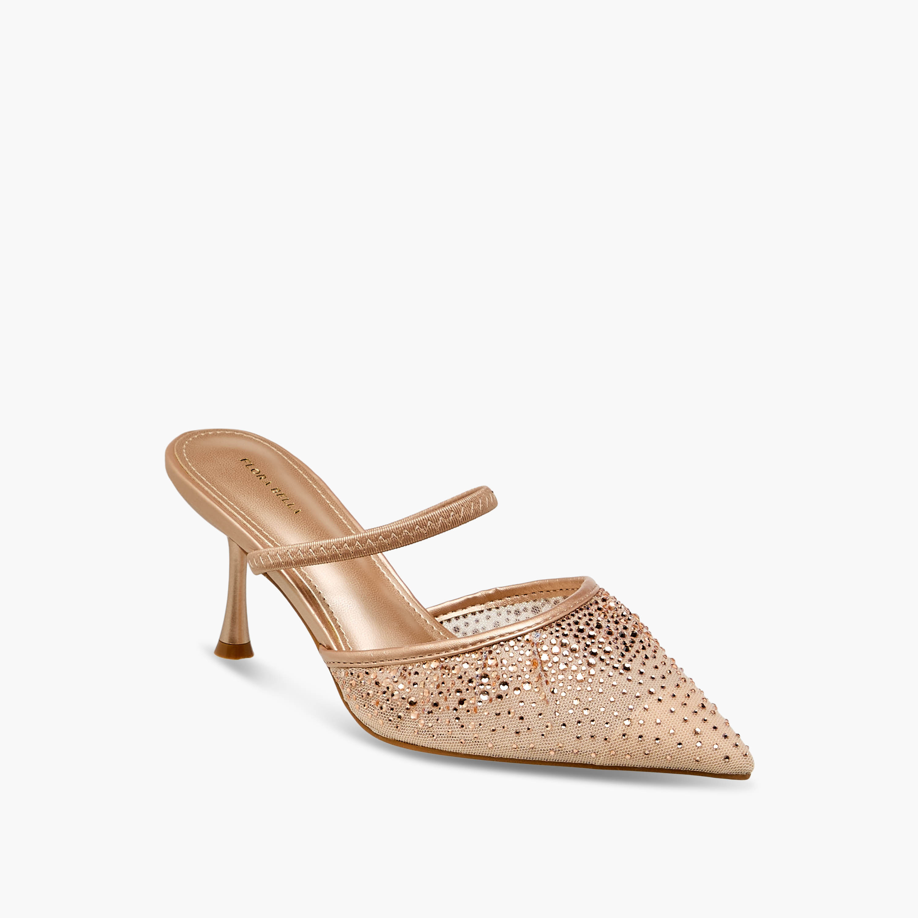 Flora Bella Women Embellished Flared Heel Mules-women-shoes-sandals-heeled-image-2