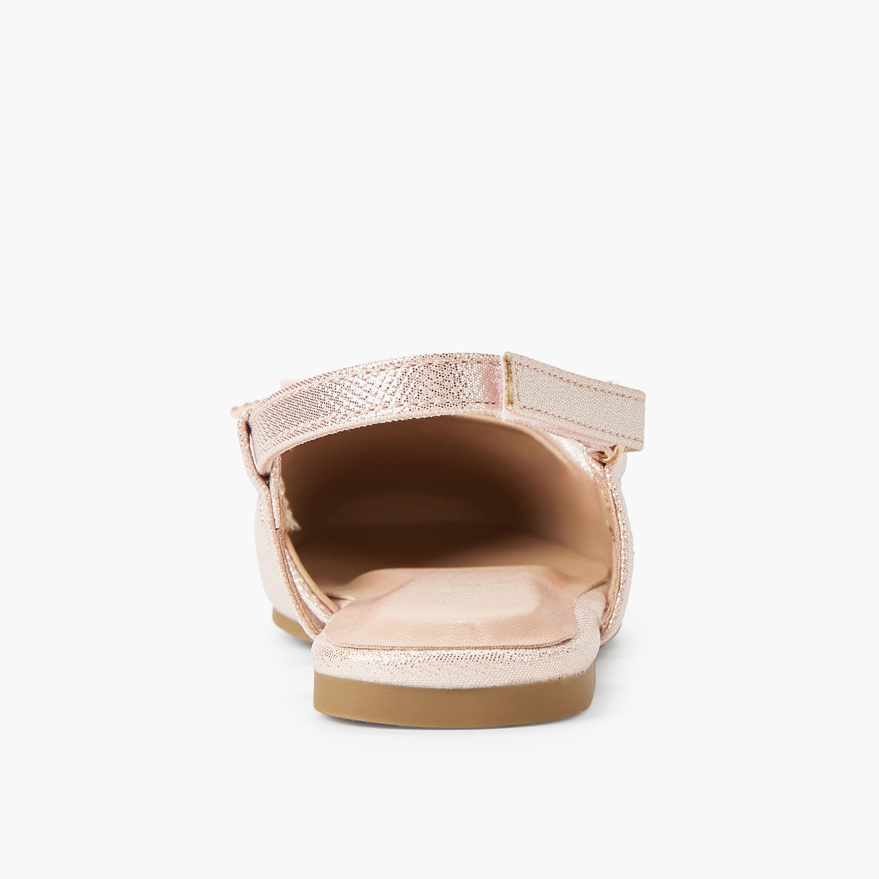 Celeste Girls Hook & Loop Ballerina Shoes-girls-shoes-ballerinas-image-4