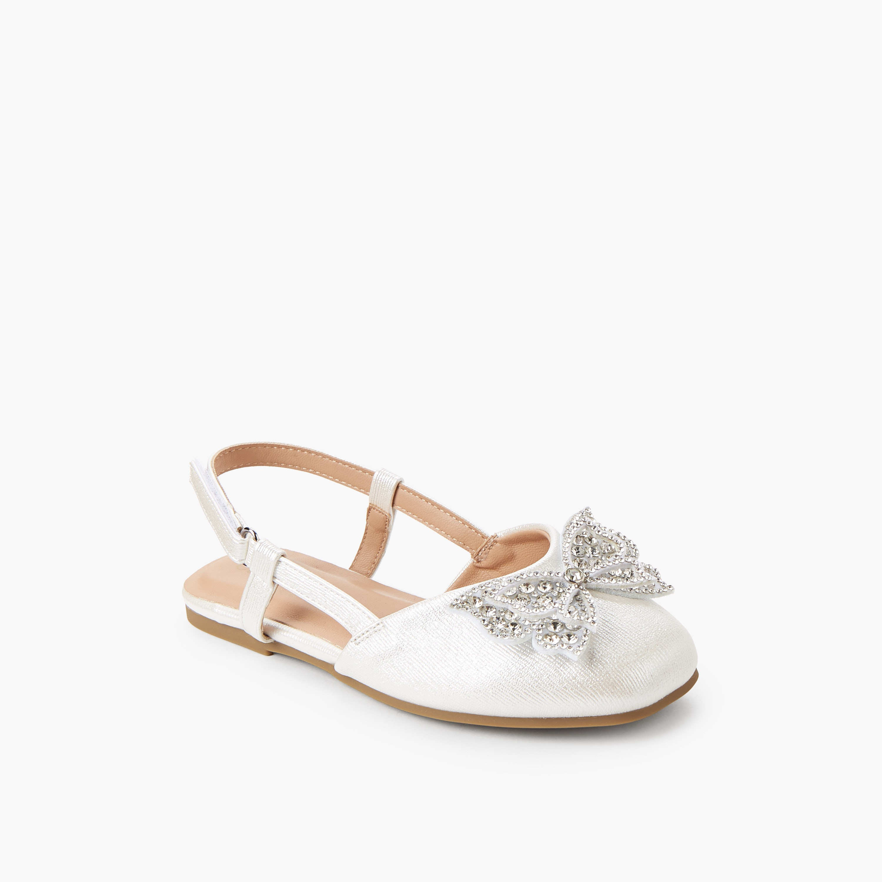 حذاء باليرينا بشريط إغلاق لاصق للبنات من سيليست-girls-shoes-ballerinas-image-2