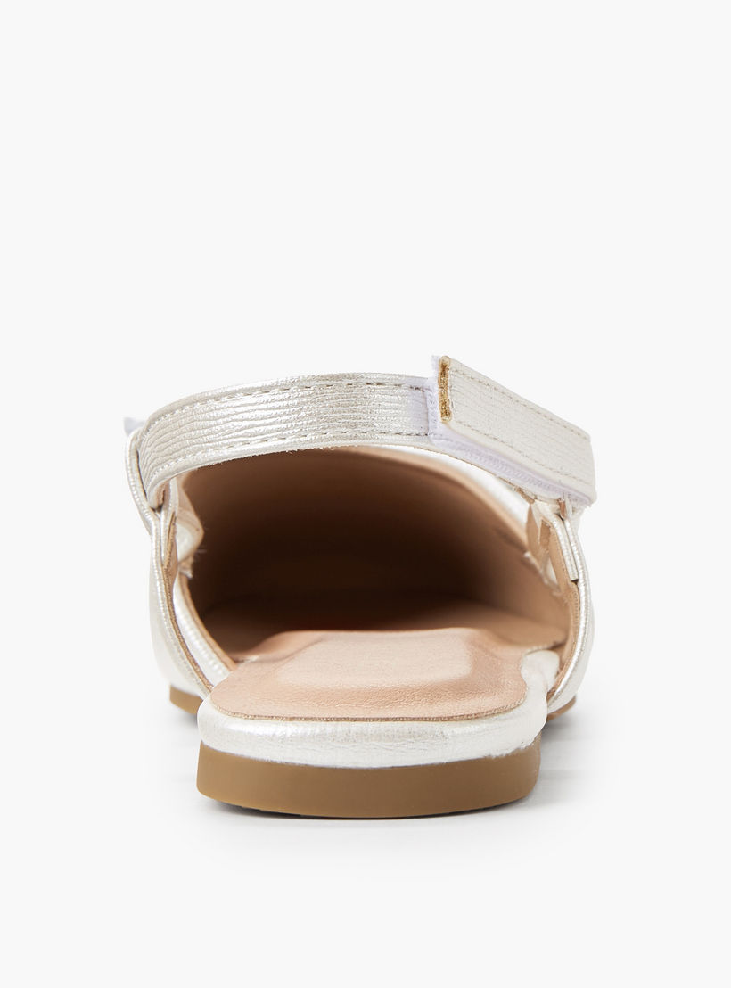 حذاء باليرينا بشريط إغلاق لاصق للبنات من سيليست-girls-shoes-ballerinas-image-4