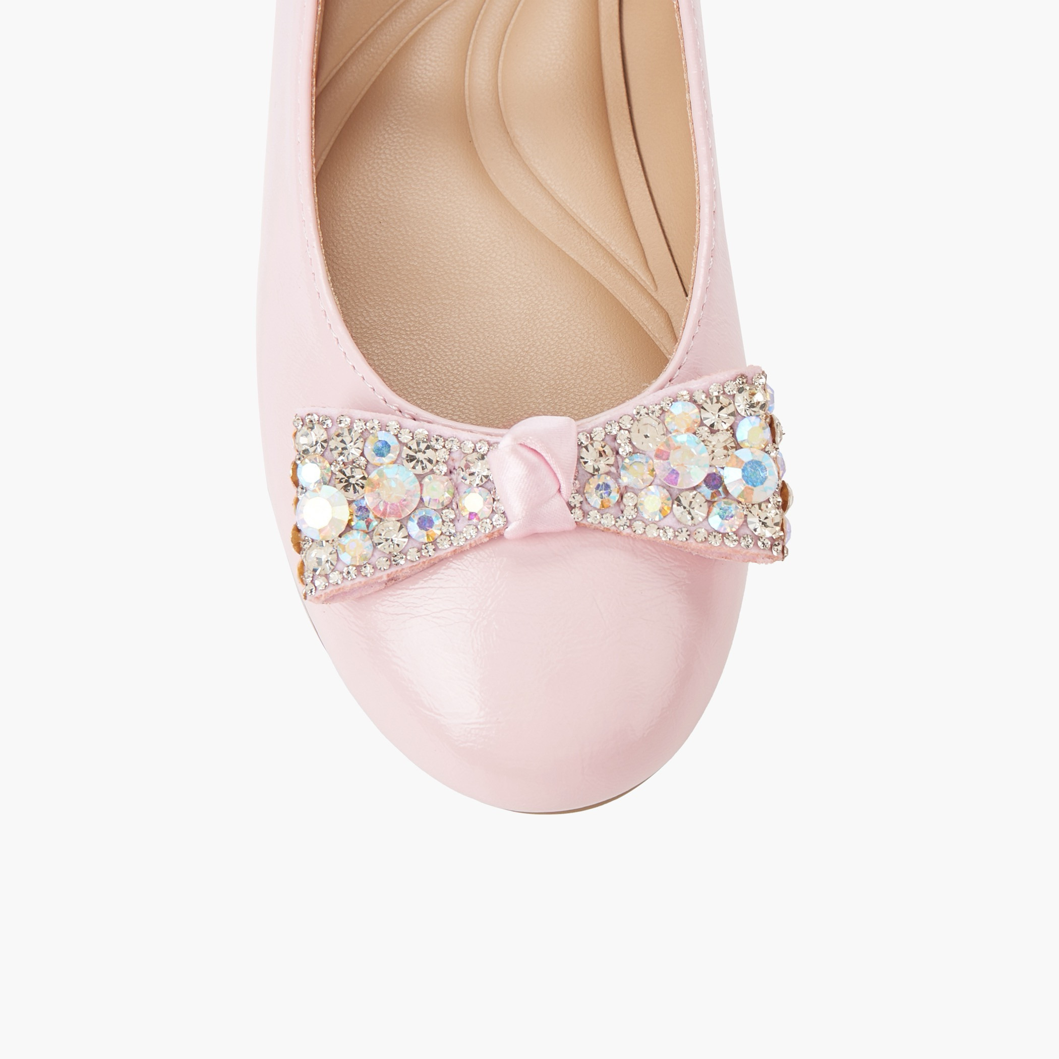 Celeste Girls Bow Embellished Ballerina Shoes-girls-shoes-ballerinas-image-5