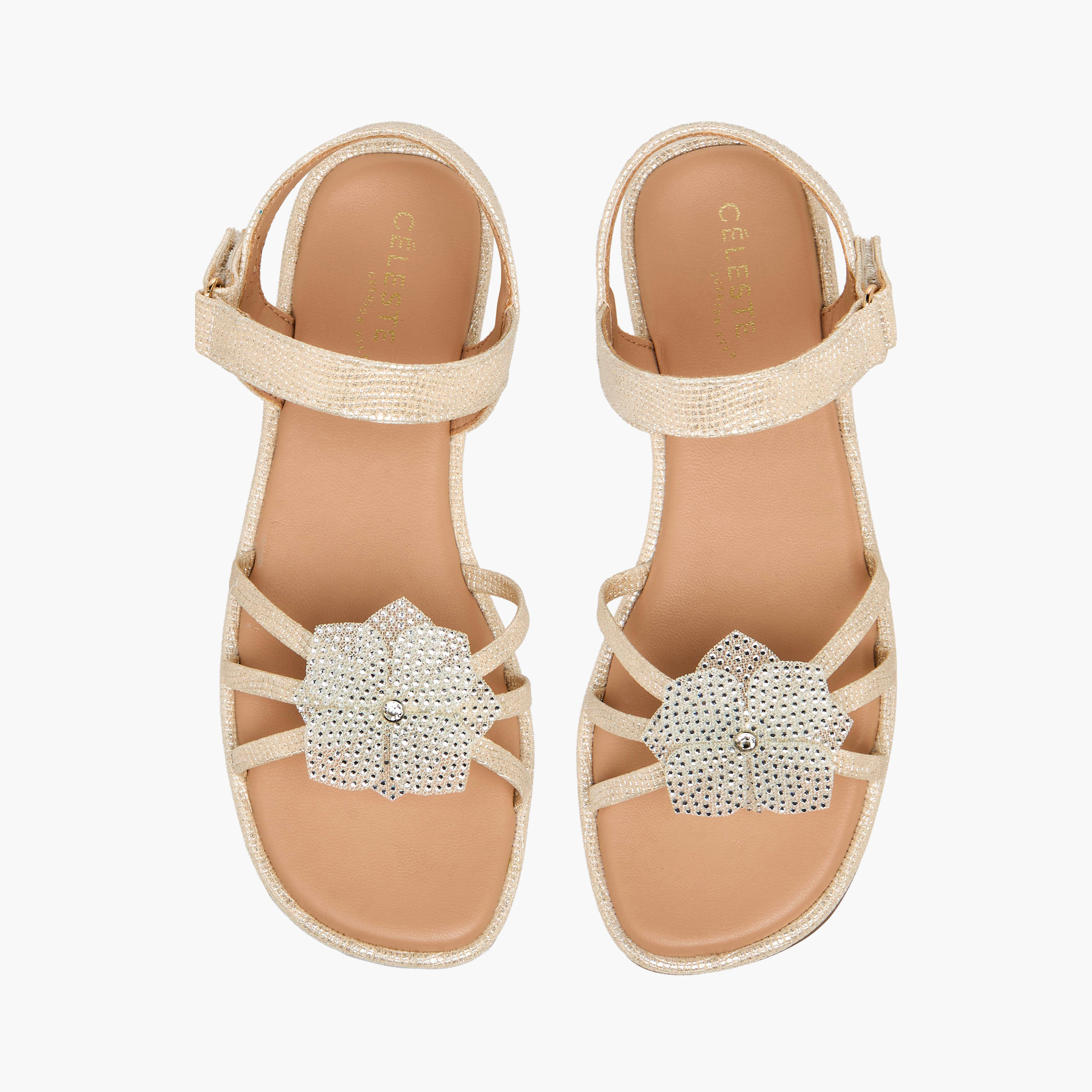 Celeste Girls Hook & Loop Sandals-girls-shoes-sandals-image-1