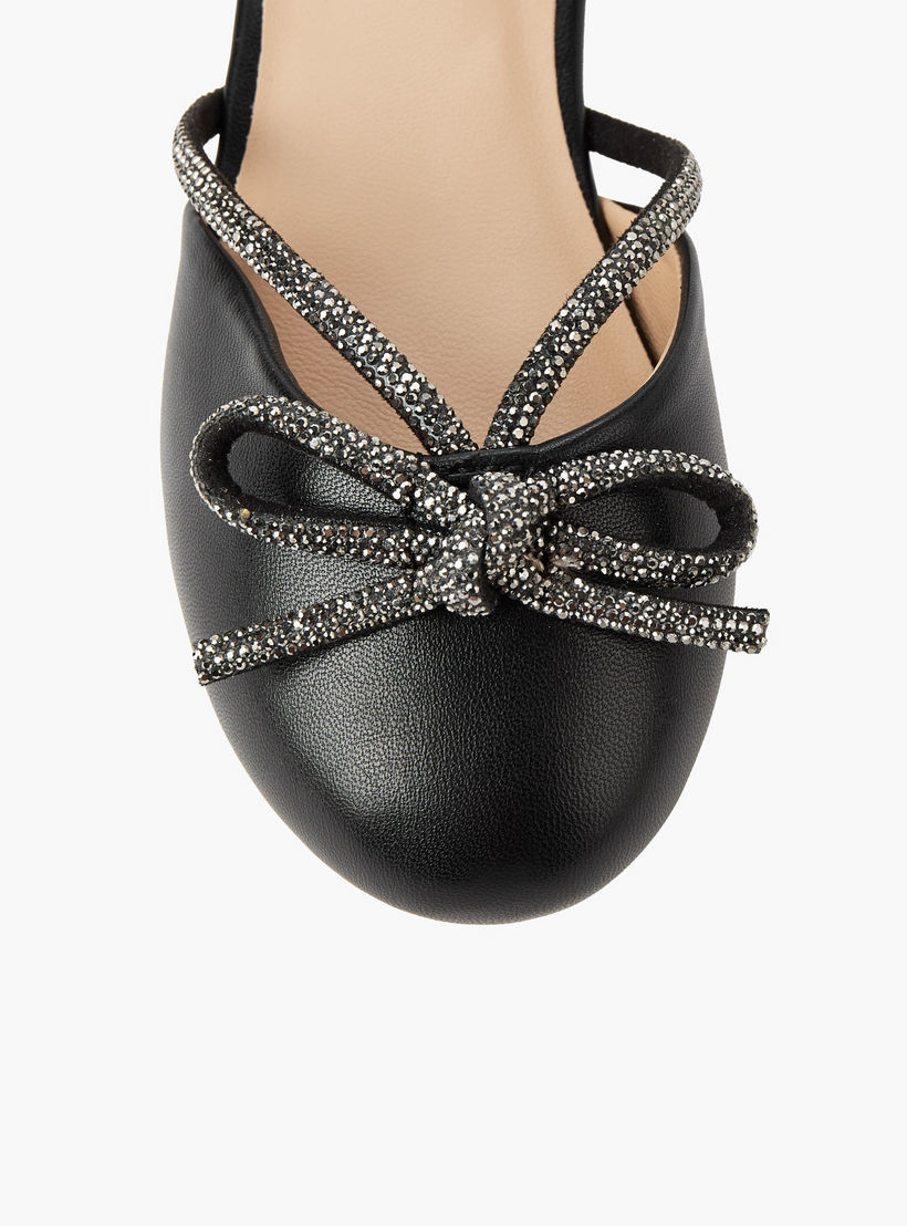 حذاء باليرينا بشريط إغلاق لاصق للبنات من سيليست-girls-shoes-ballerinas-image-5