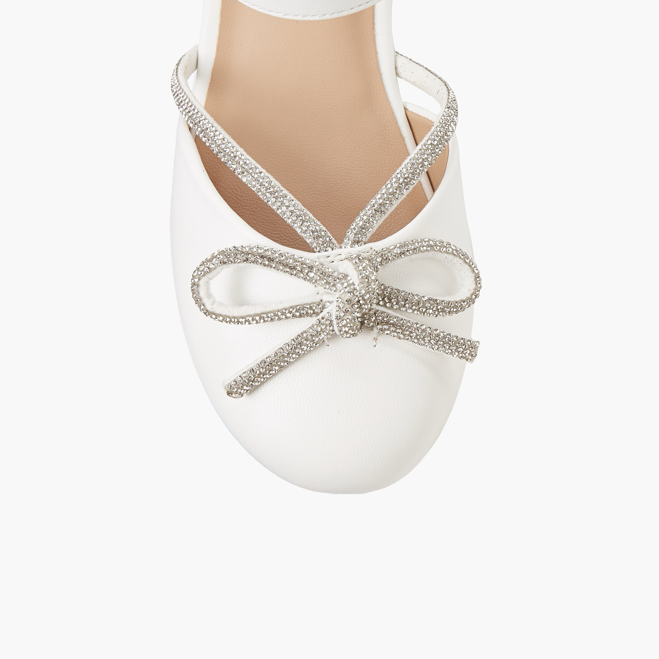 Celeste Girls Hook & Loop Ballerina Shoes-girls-shoes-ballerinas-image-4