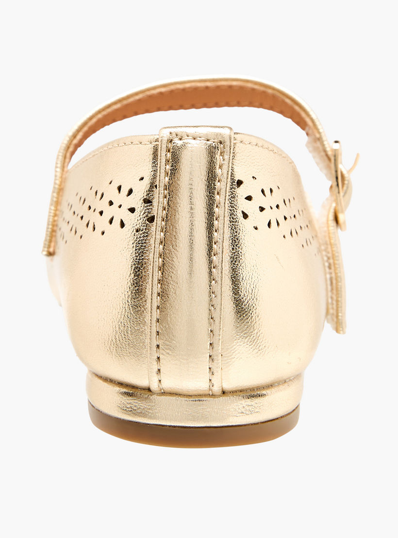 حذاء ماري جين بتفاصيل مفرغة بالليزر للبنات من جونيورز-girls-shoes-maryjanes-image-5
