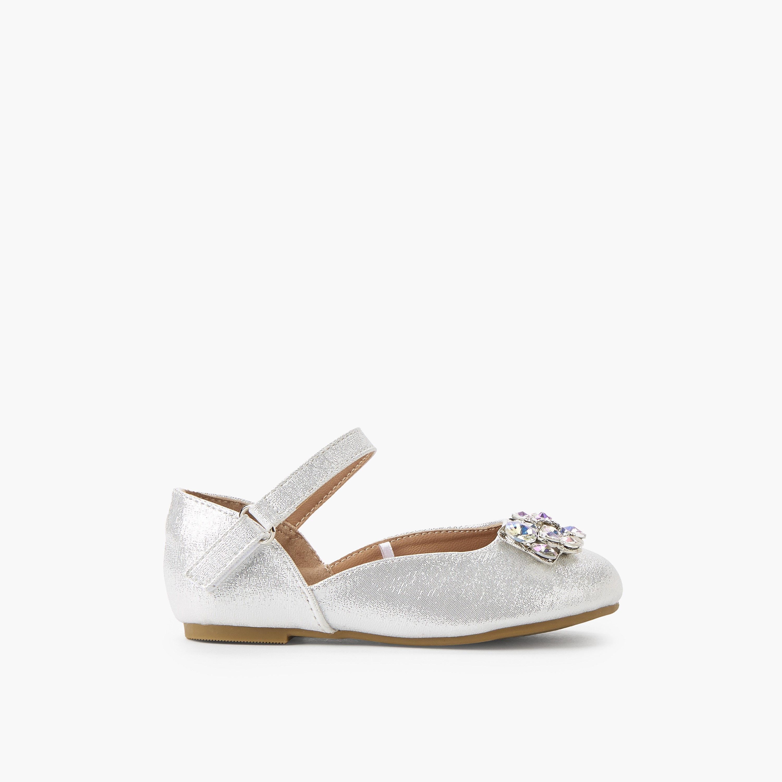 حذاء باليرينا للبنات بشريط إغلاق لاصق من سيليست-girls-shoes-ballerinas-image-3