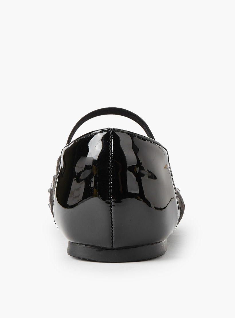 حذاء باليرينا مزين للبنات من جونيورز-girls-shoes-ballerinas-image-4