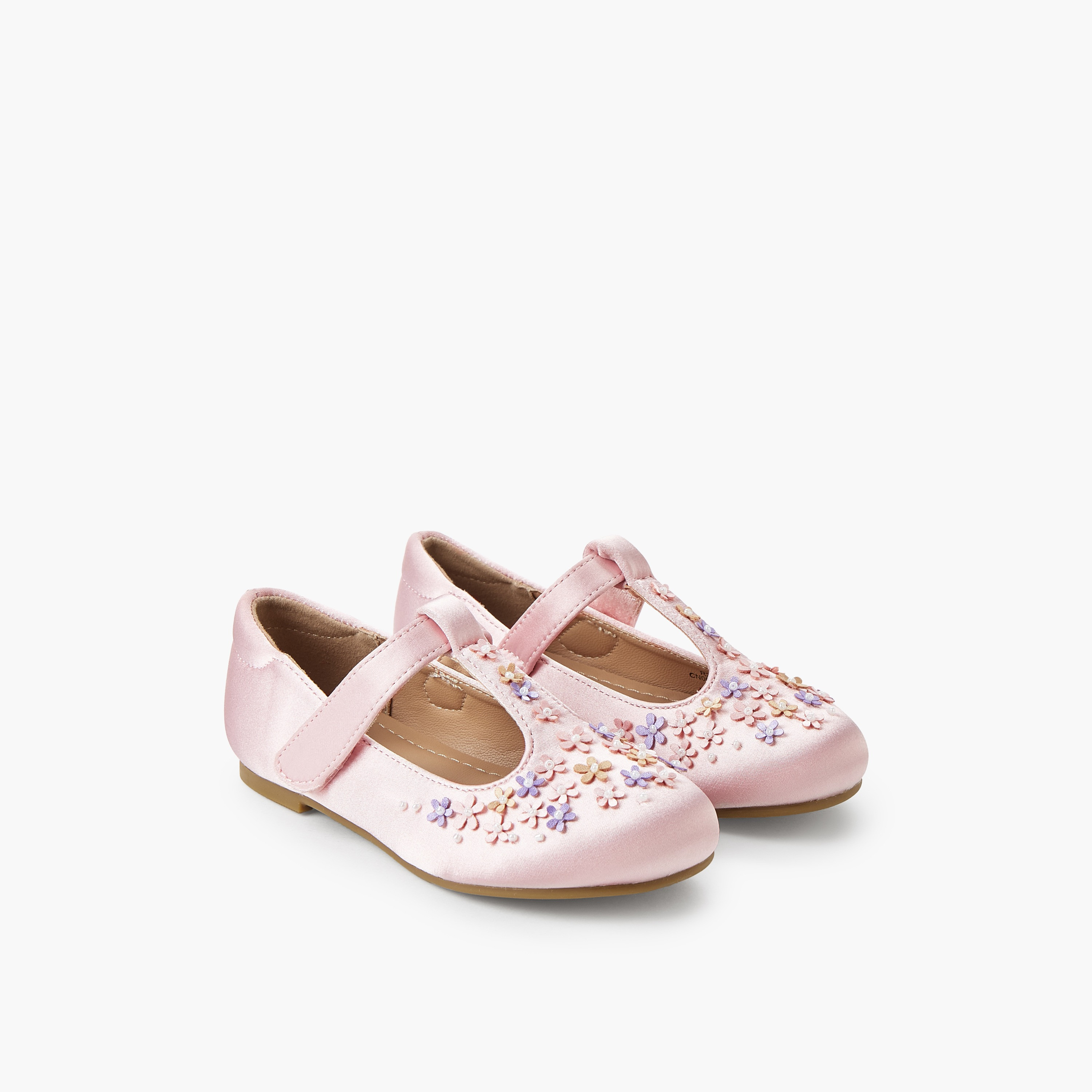 Juniors Girls Floral Embellished Mary Jane Shoes-girls-shoes-maryjanes-image-1