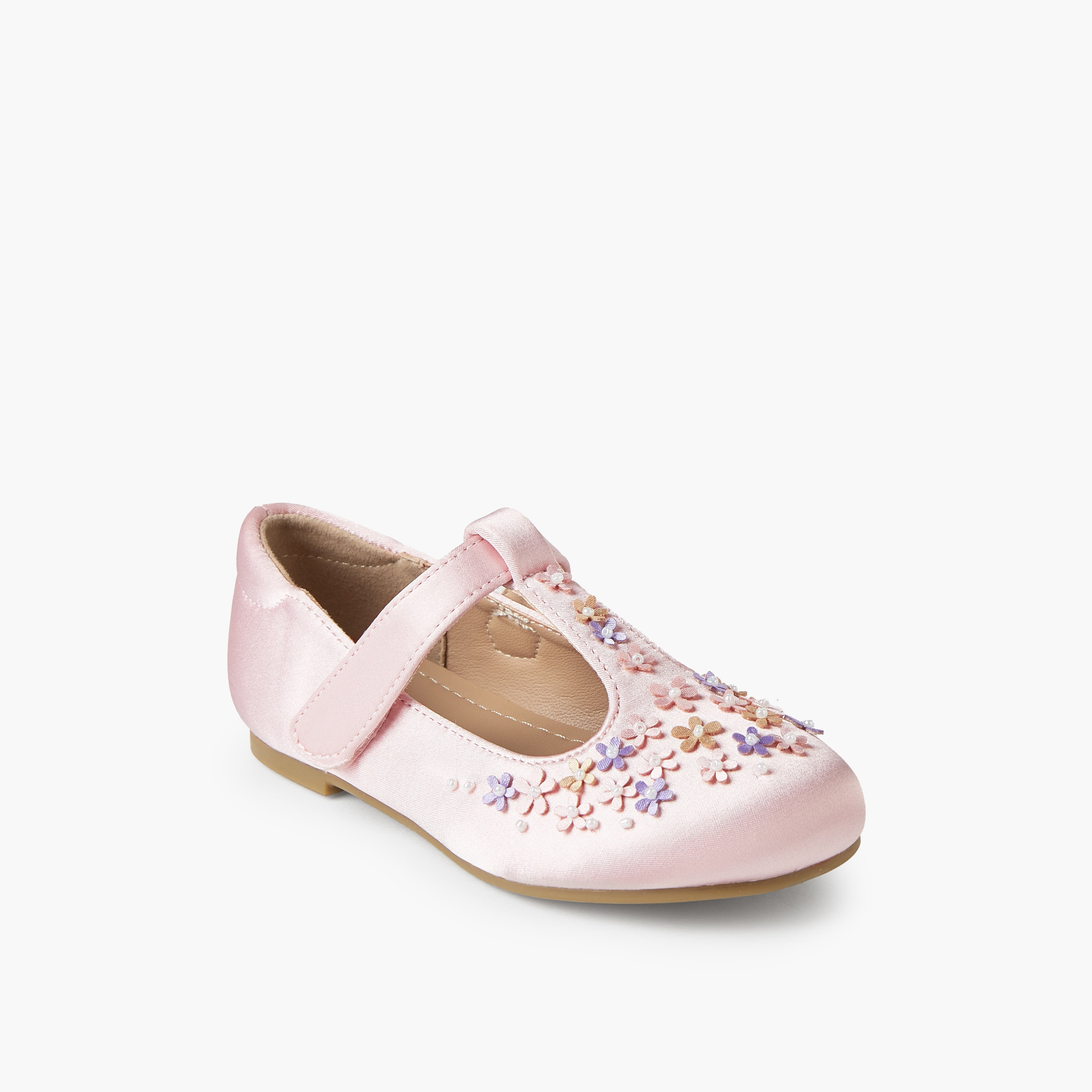 Juniors Girls Floral Embellished Mary Jane Shoes-girls-shoes-maryjanes-image-2