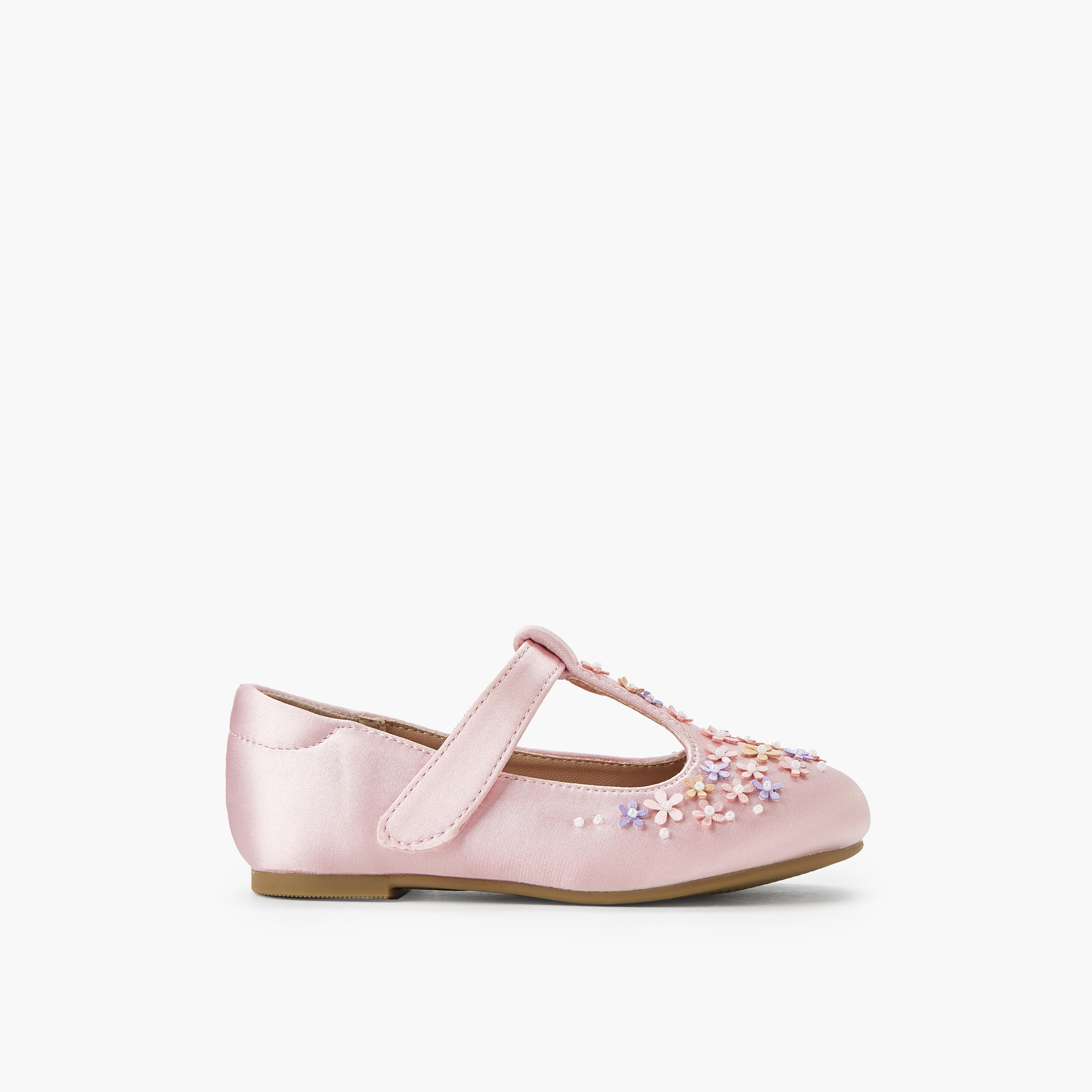 Juniors Girls Floral Embellished Mary Jane Shoes-girls-shoes-maryjanes-image-3