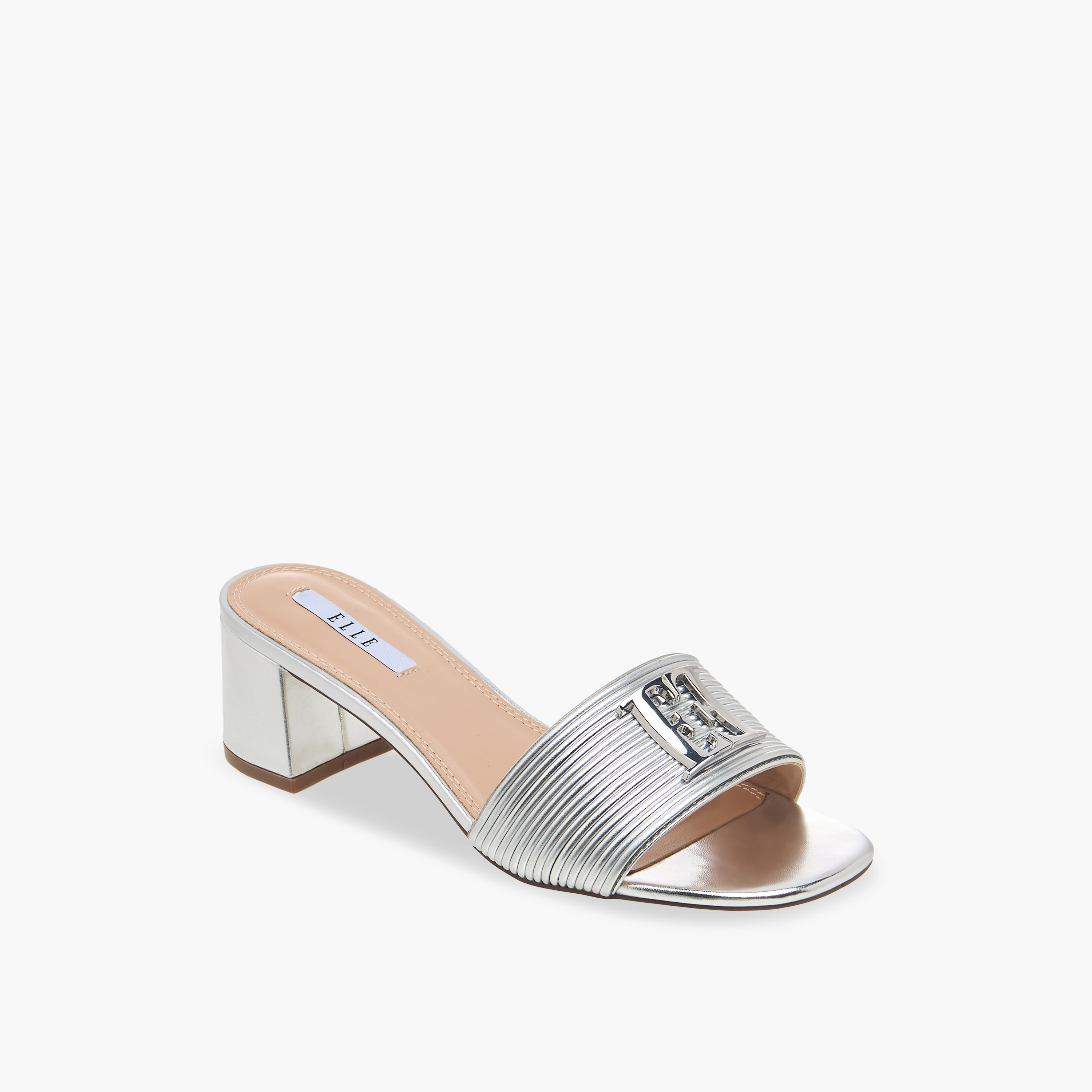 صندل ميتاليك بكعب عريض للنساء من إيل-women-shoes-sandals-heeled-image-2