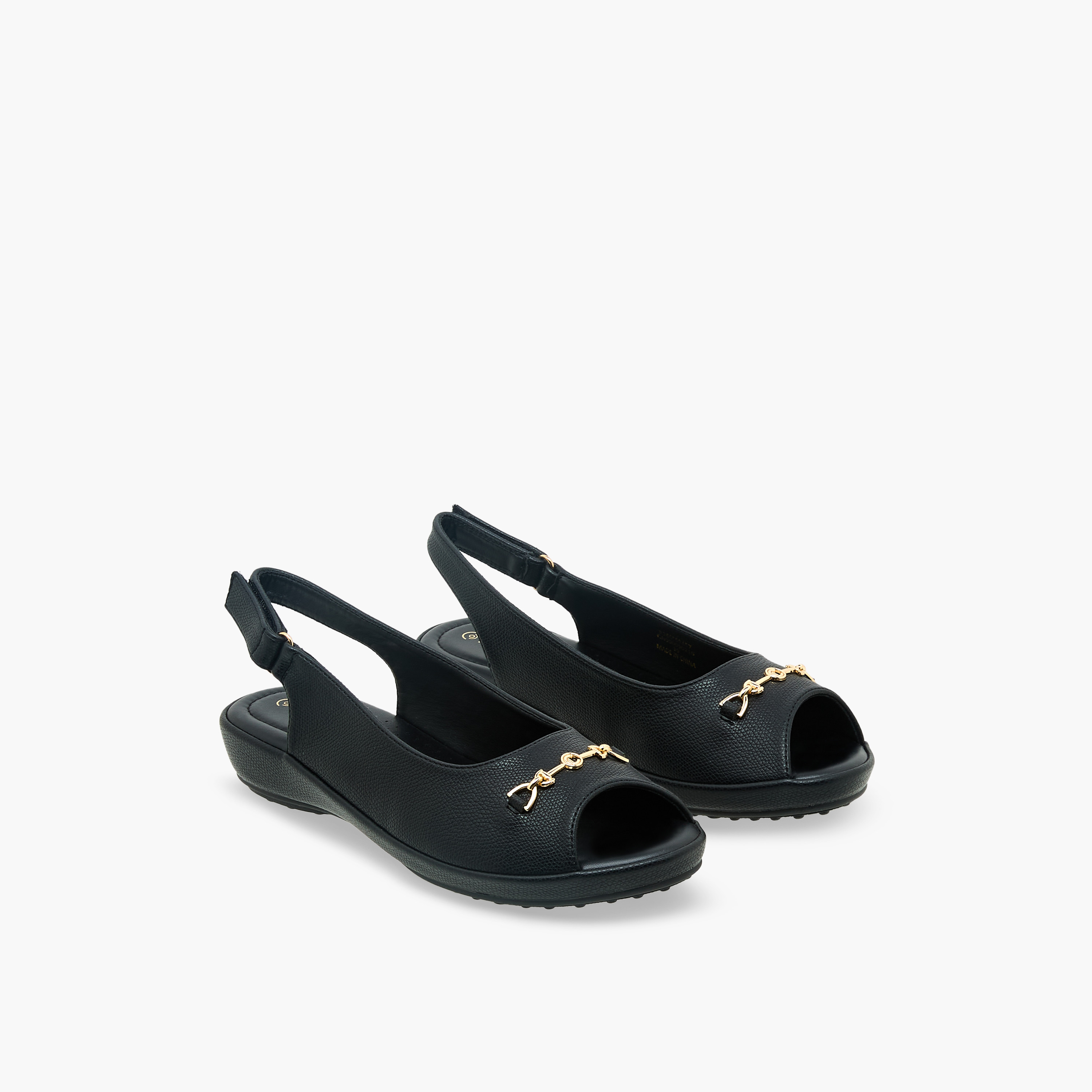 صندل بشريط إغلاق لاصق للنساء من لو كونفورت-women-shoes-sandals-heeled-image-1