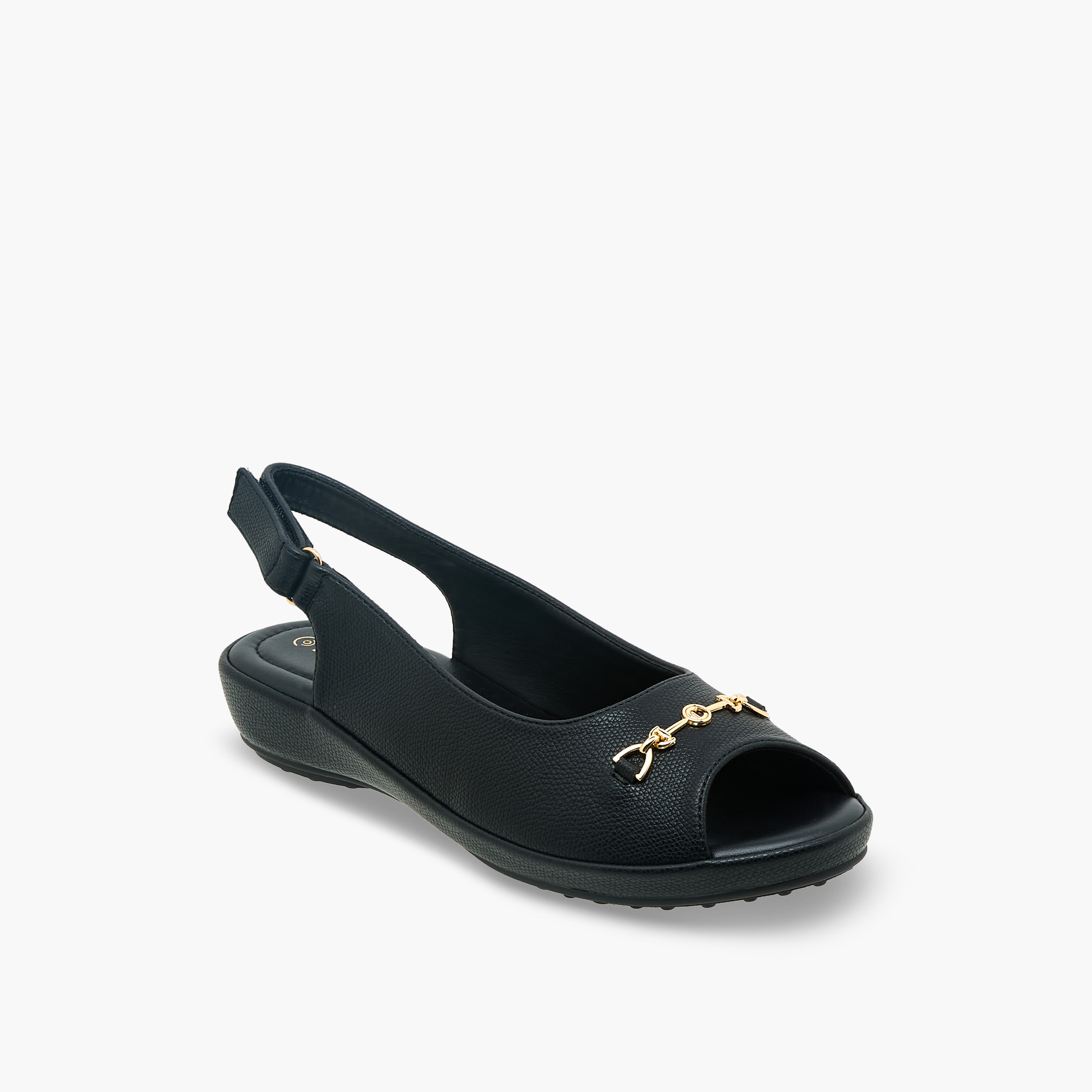 صندل بشريط إغلاق لاصق للنساء من لو كونفورت-women-shoes-sandals-heeled-image-3