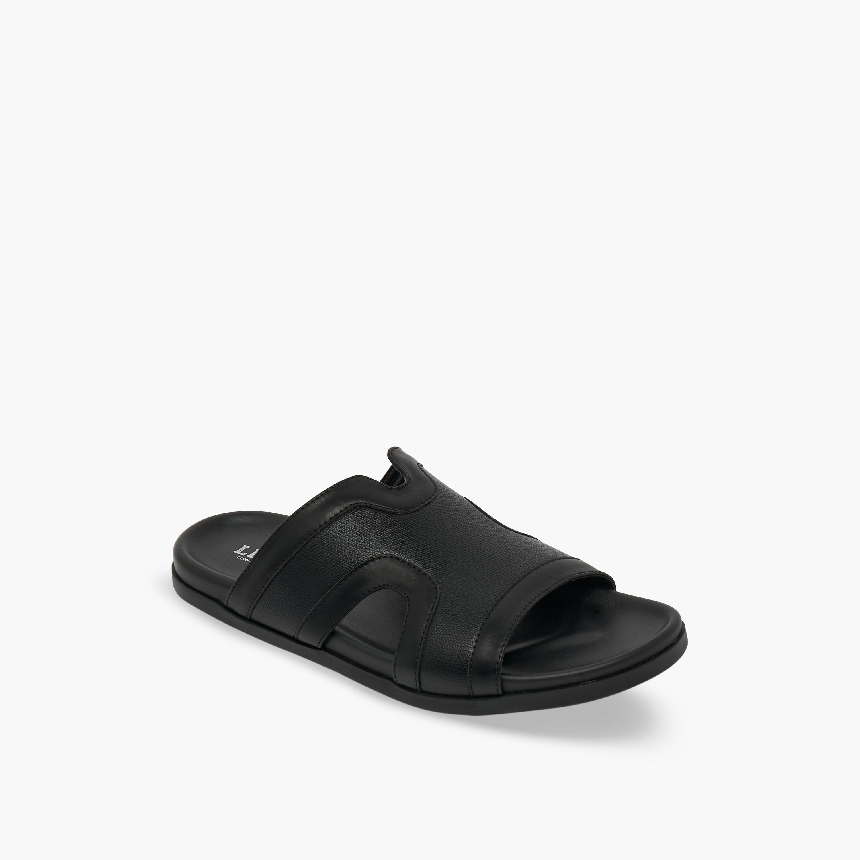 LBL by Shoexpress Men Panelled Comfort Sandals-men-shoes-sandals-image-2