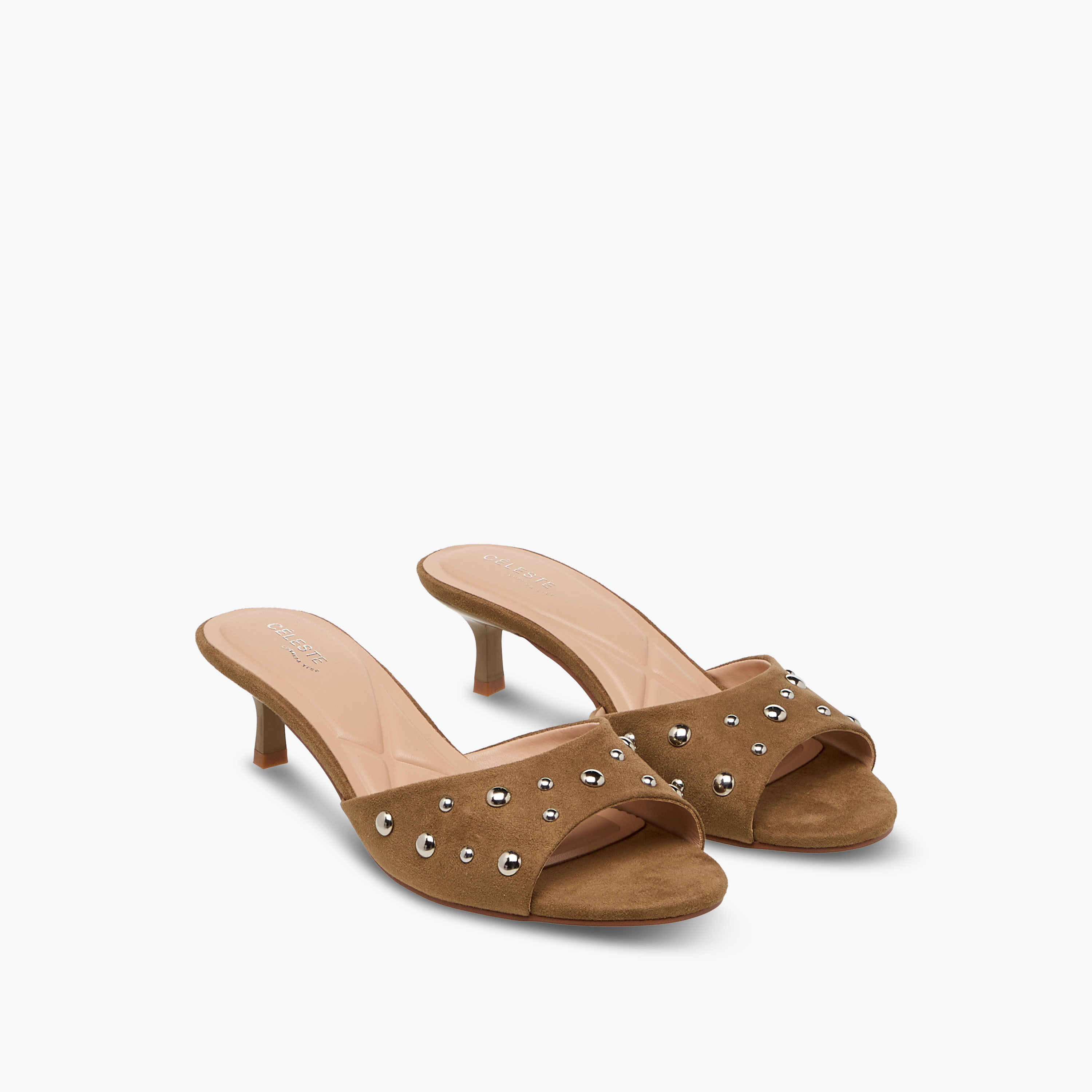 صندل جلد سويدي مزين بكعب صغير للنساء من سيليست-women-shoes-sandals-heeled-image-1