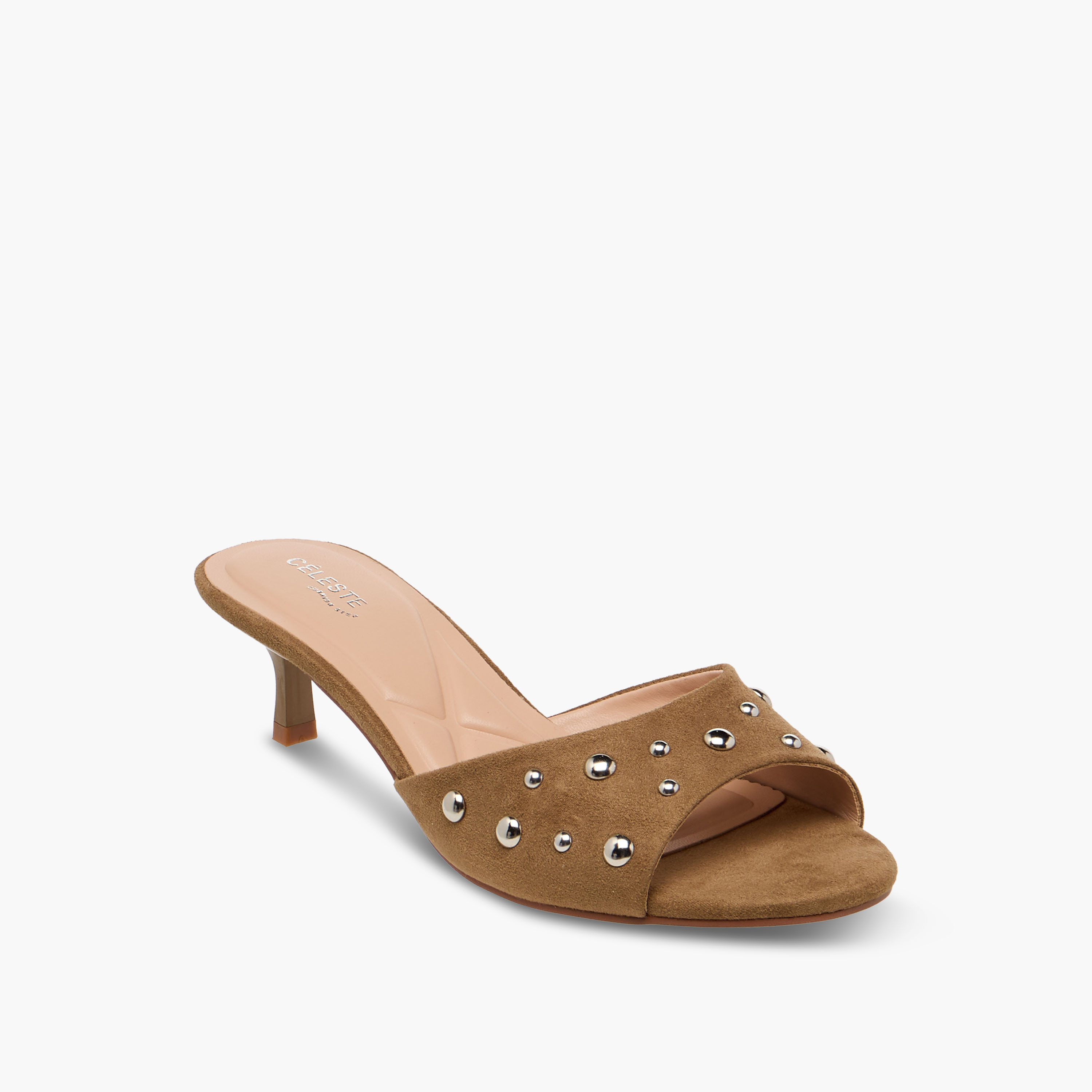 صندل جلد سويدي مزين بكعب صغير للنساء من سيليست-women-shoes-sandals-heeled-image-2