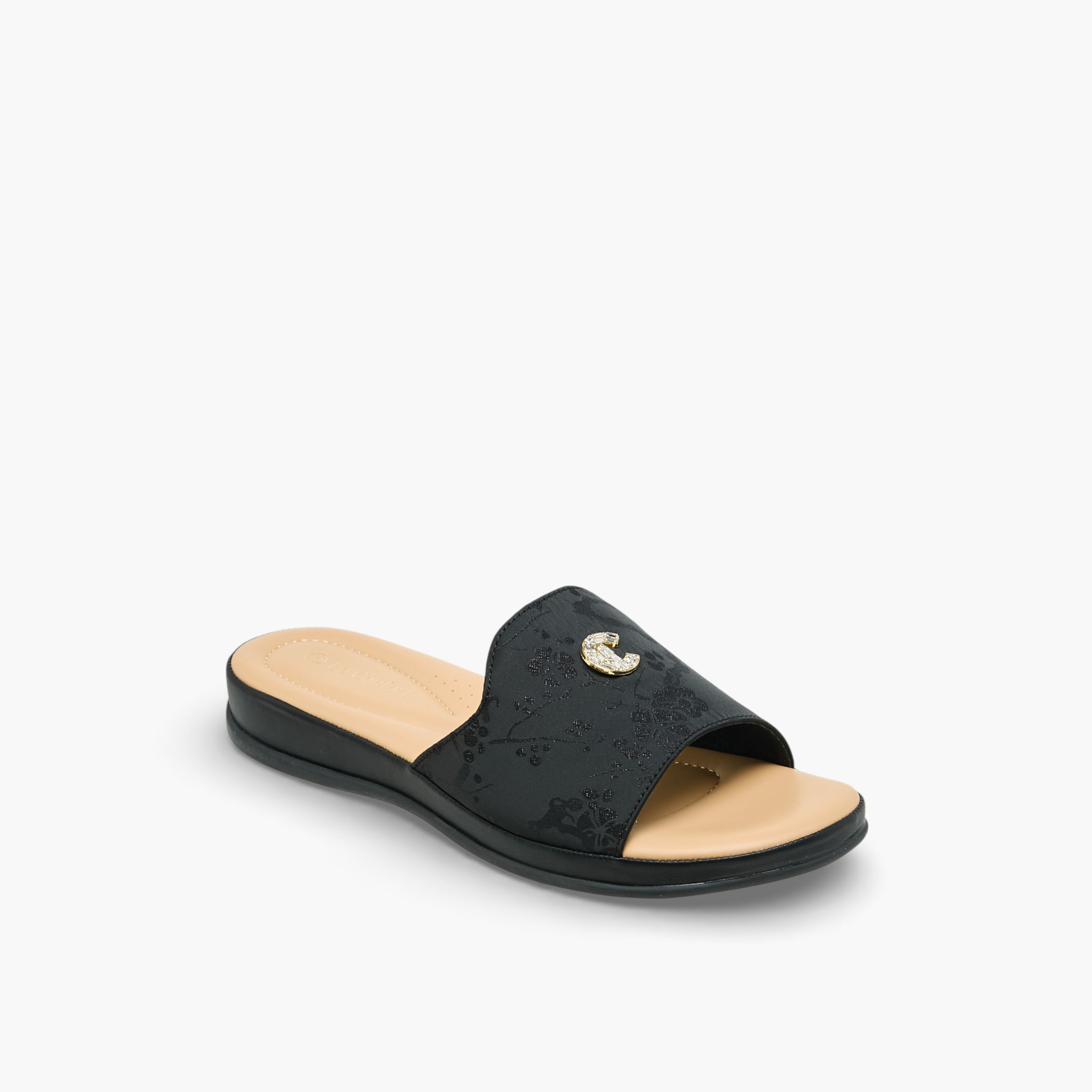 صندل مزين سهل الارتداء للنساء من لو كونفورت-women-shoes-flats-sandals-image-2