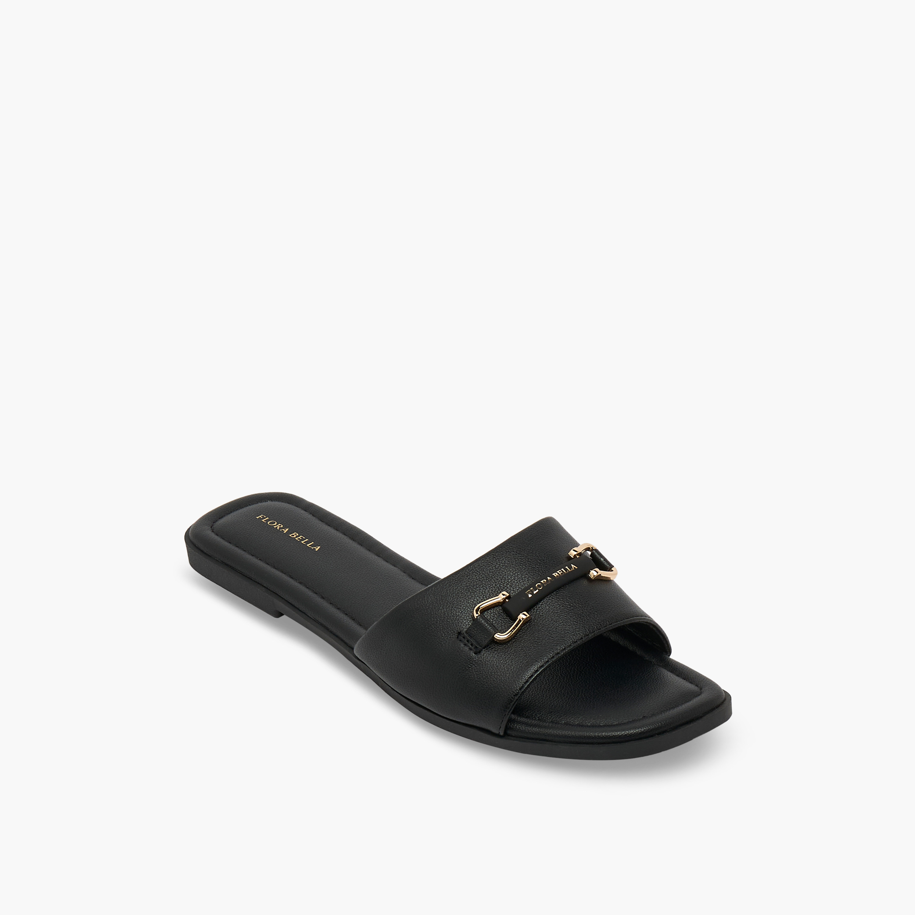 صندل بزينة معدنية للنساء من فلورا بيلا-women-shoes-sandals-flats-image-2