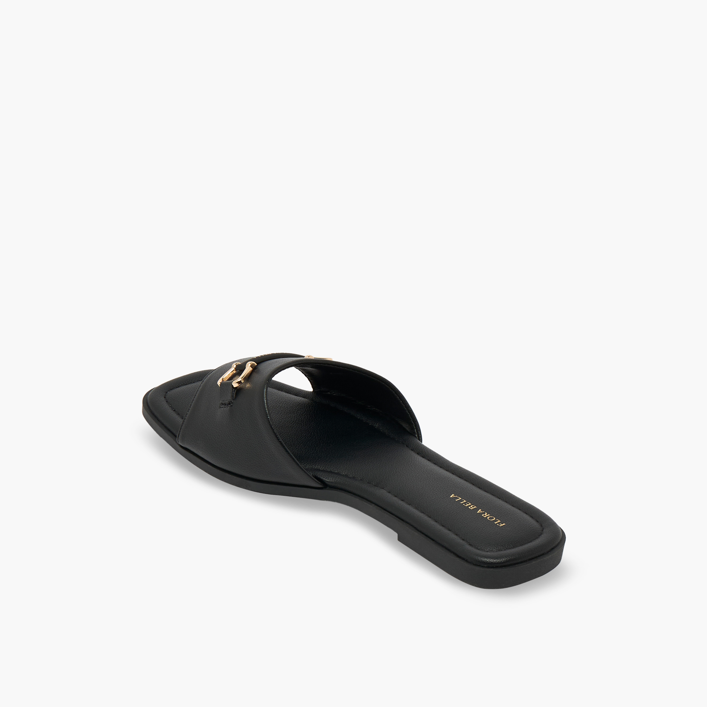 صندل بزينة معدنية للنساء من فلورا بيلا-women-shoes-sandals-flats-image-5