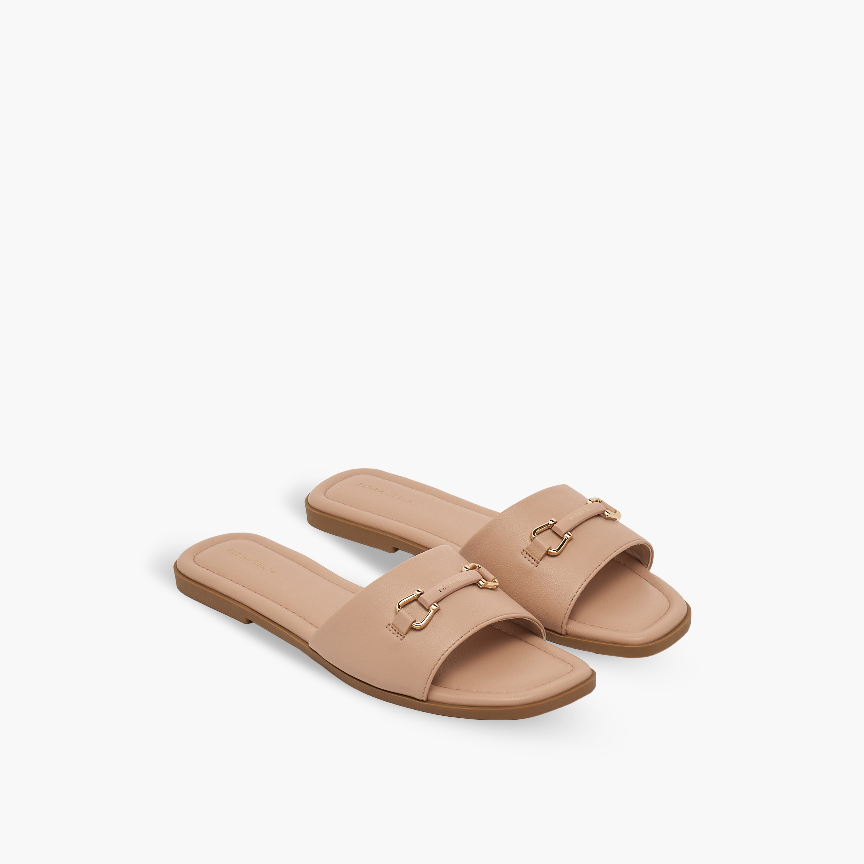 صندل بزينة معدنية للنساء من فلورا بيلا-women-shoes-sandals-flats-image-1