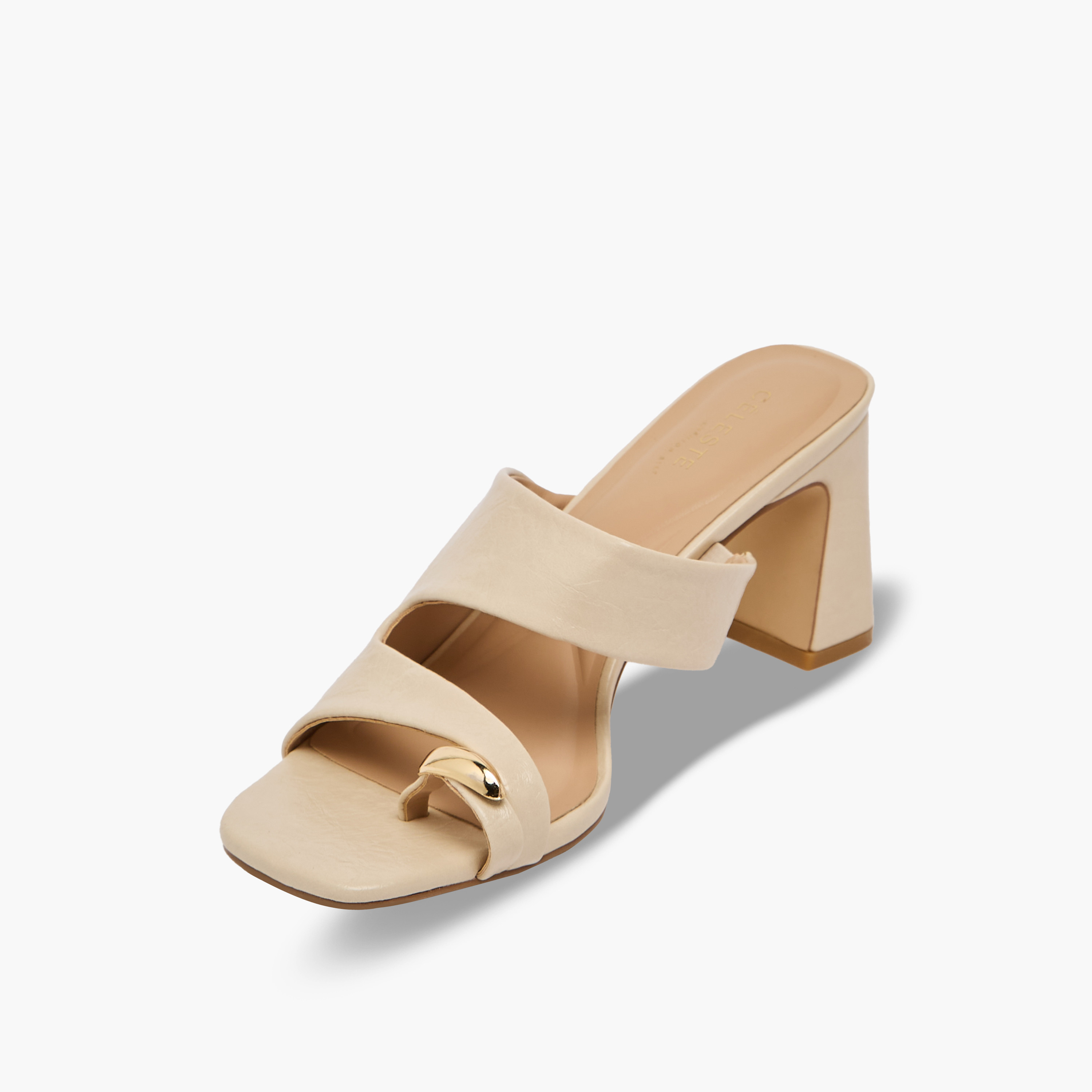 Celeste Women Crinkle Textured Block Heel Sandals-women-shoes-sandals-heeled-image-4