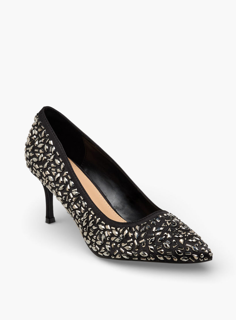 Flora Bella Women Embellished Stiletto Heel Pumps-women-shoes-sandals-heeled-image-3