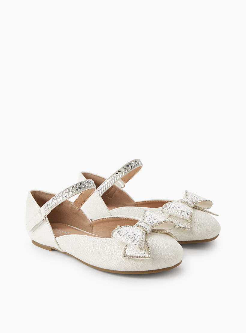 حذاء باليرينا بشريط إغلاق لاصق للبنات من سيليست-girls-shoes-ballerinas-image-1