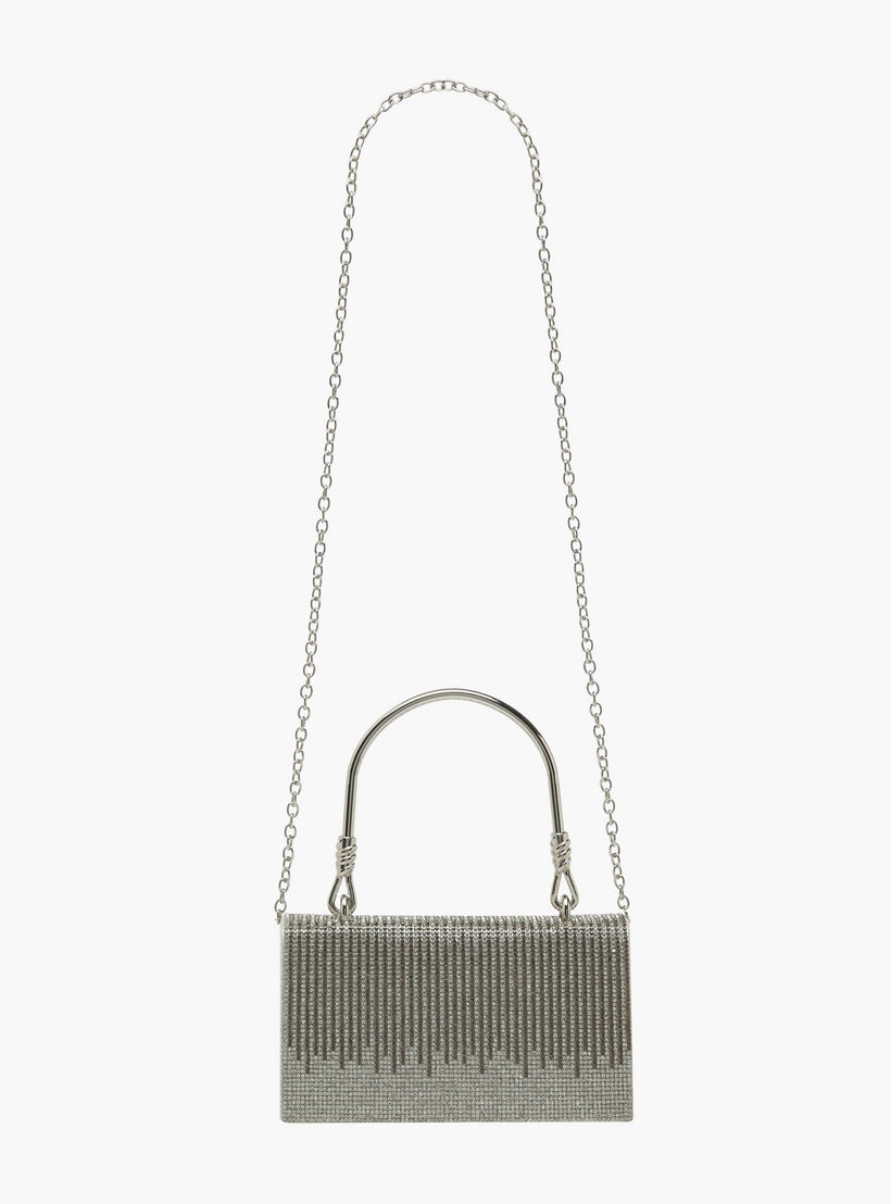 شنطة ساتشيل بتزيينات حجر الراين وبزر إغلاق من فلورا بيلا-women-bagsandwallets-handbags-image-4