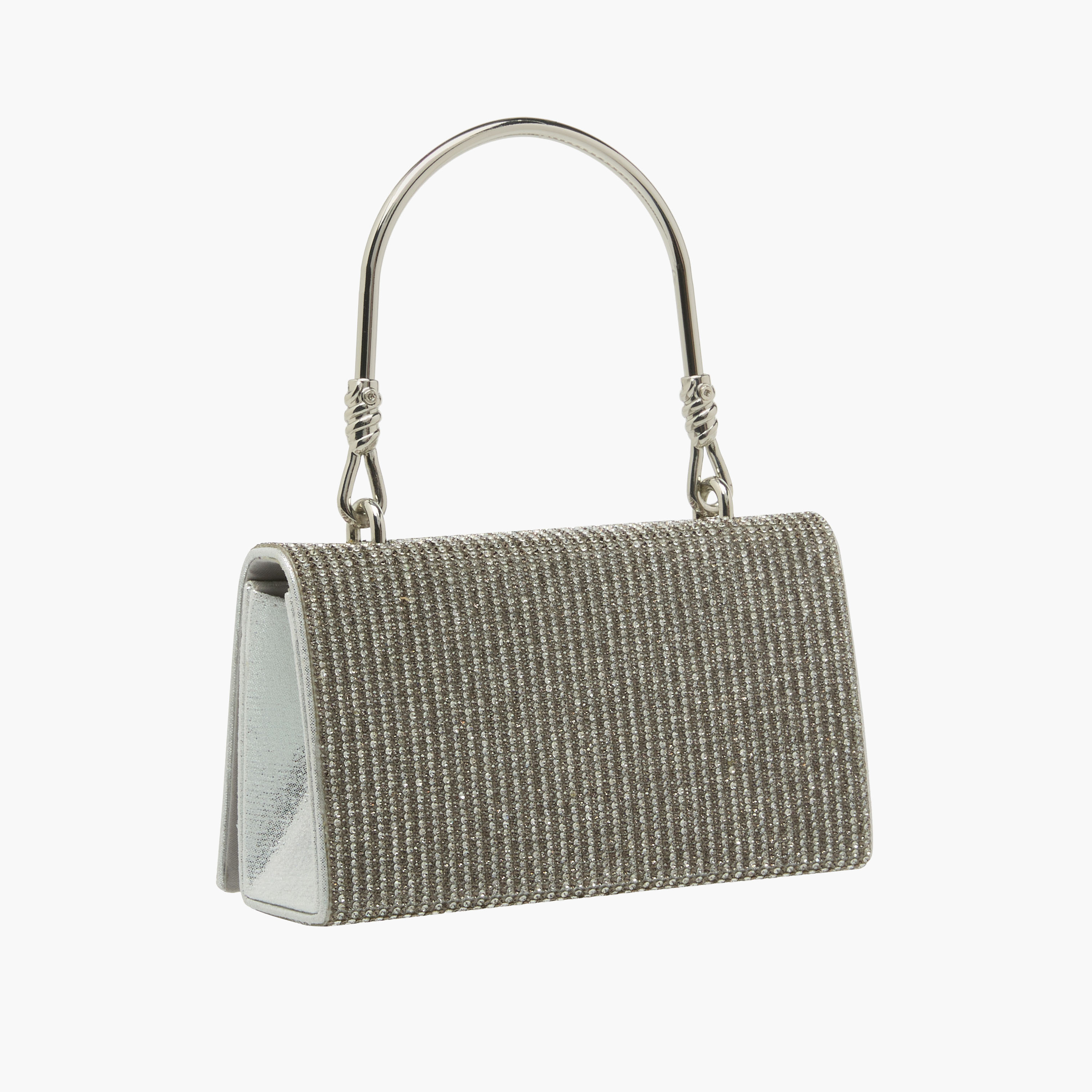 شنطة ساتشيل بتزيينات حجر الراين وبزر إغلاق من فلورا بيلا-women-bagsandwallets-handbags-image-5