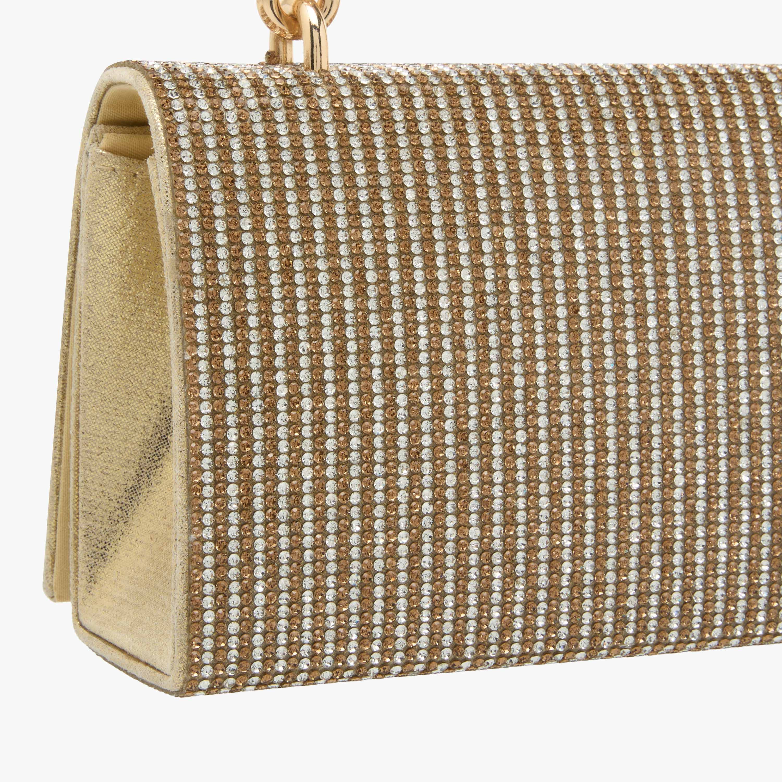 شنطة ساتشيل بتزيينات حجر الراين وبزر إغلاق من فلورا بيلا-women-bagsandwallets-handbags-image-7