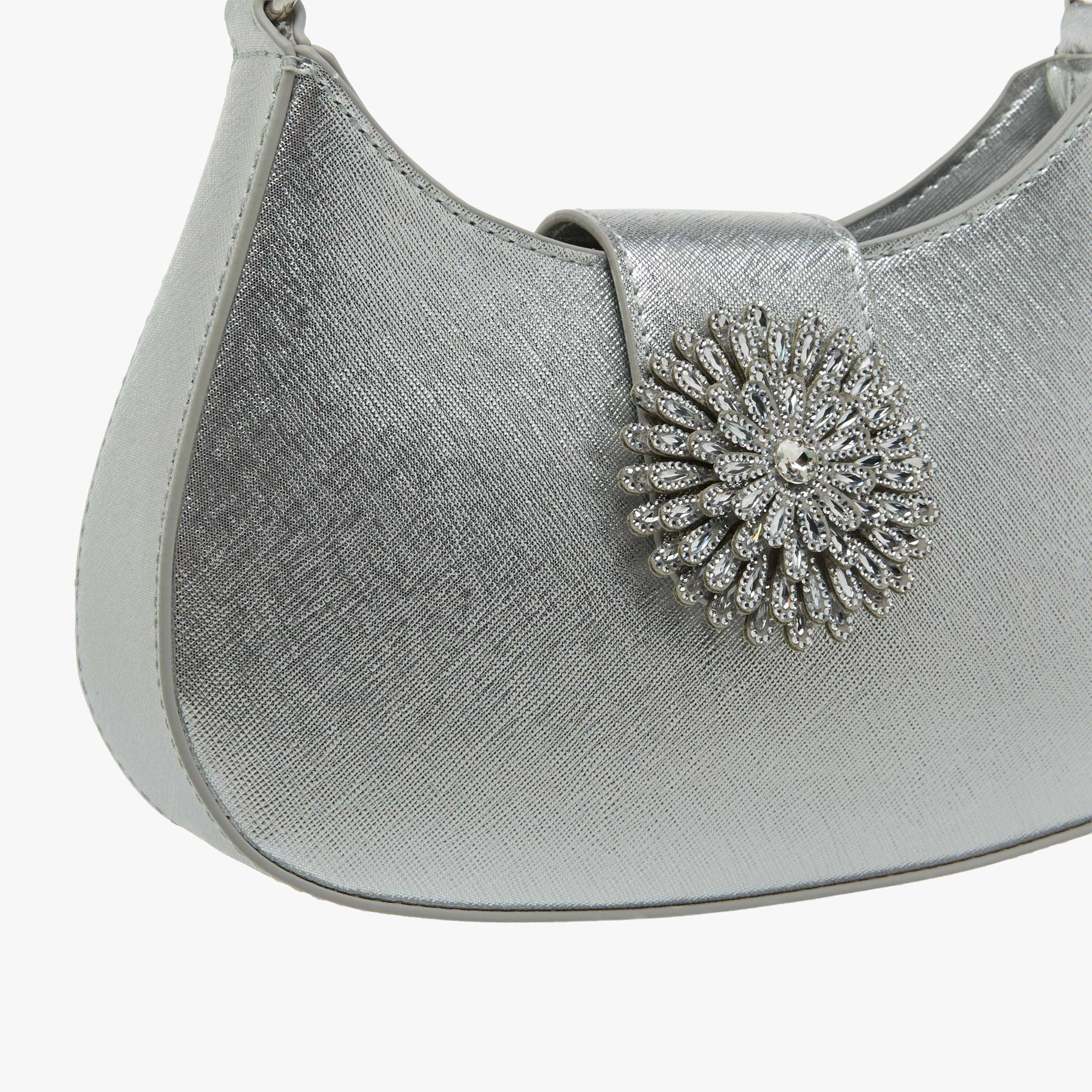 Flora Bella Textured Shoulder Bag with Detachable Strap-women-bagsandwallets-handbags-image-6