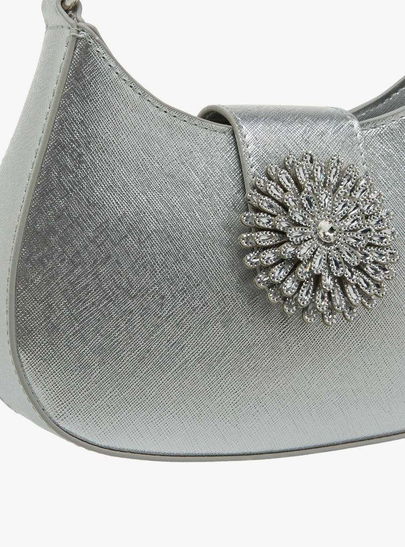 Flora Bella Textured Shoulder Bag with Detachable Strap-women-bagsandwallets-handbags-image-6