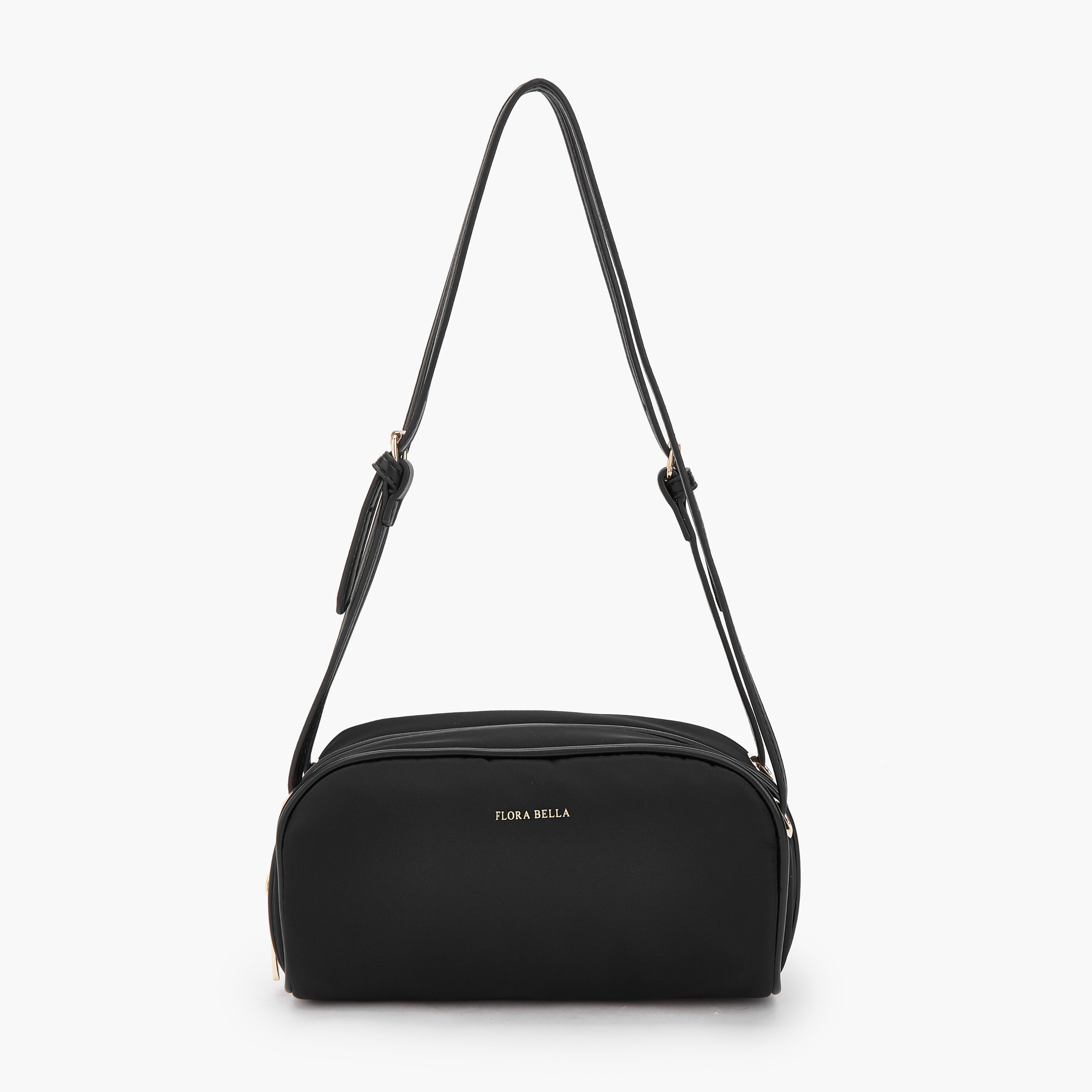 Flora Bella Textured Shoulder Bag with Zip Closure-women-bagsandwallets-handbags-image-1