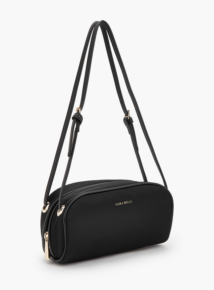 Flora Bella Textured Shoulder Bag with Zip Closure-women-bagsandwallets-handbags-image-2