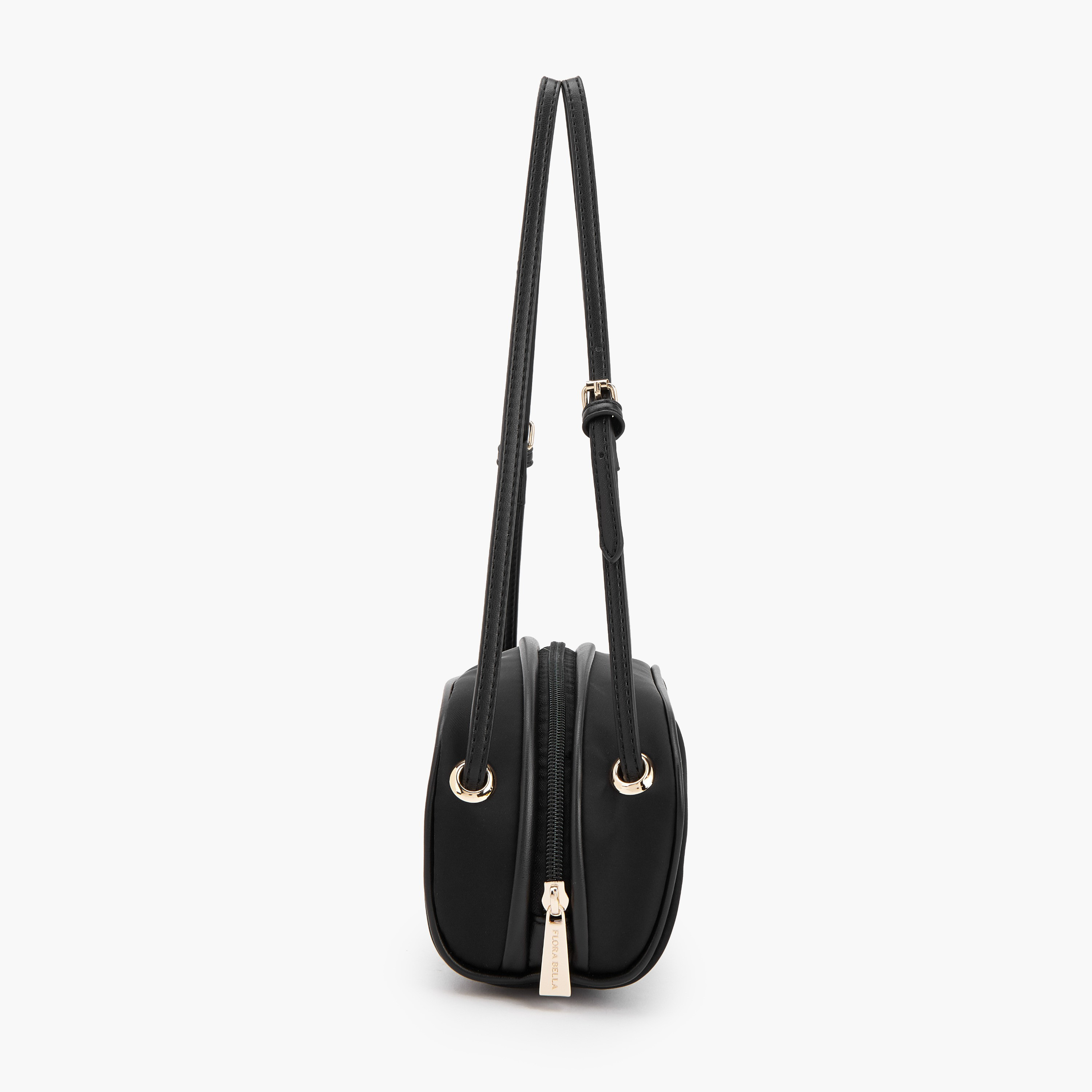 Flora Bella Textured Shoulder Bag with Zip Closure-women-bagsandwallets-handbags-image-6