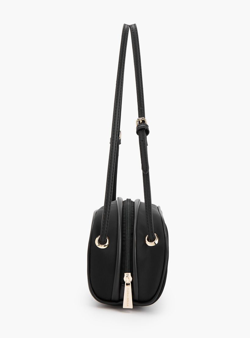 Flora Bella Textured Shoulder Bag with Zip Closure-women-bagsandwallets-handbags-image-6