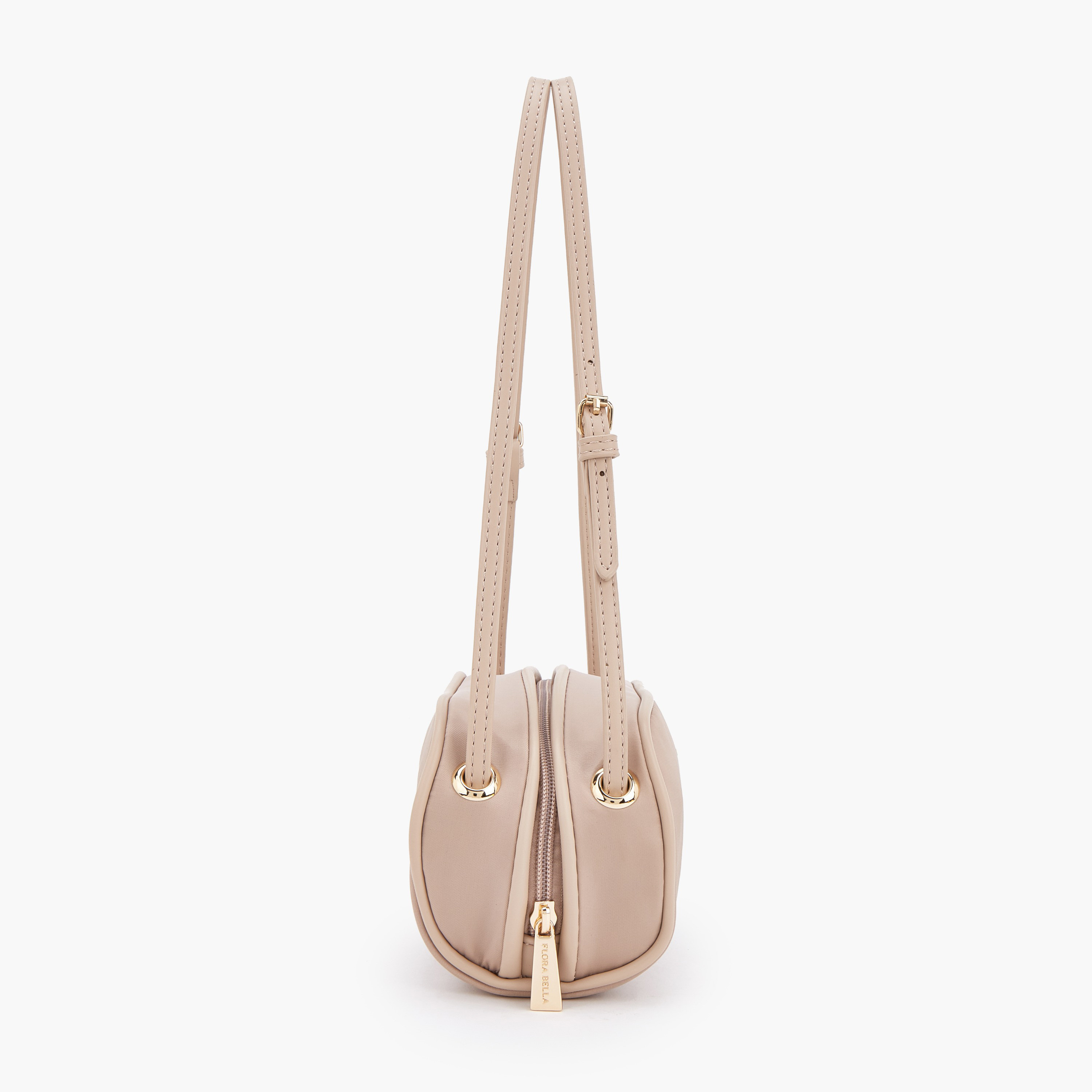 Flora Bella Textured Shoulder Bag with Zip Closure-women-bagsandwallets-handbags-image-5