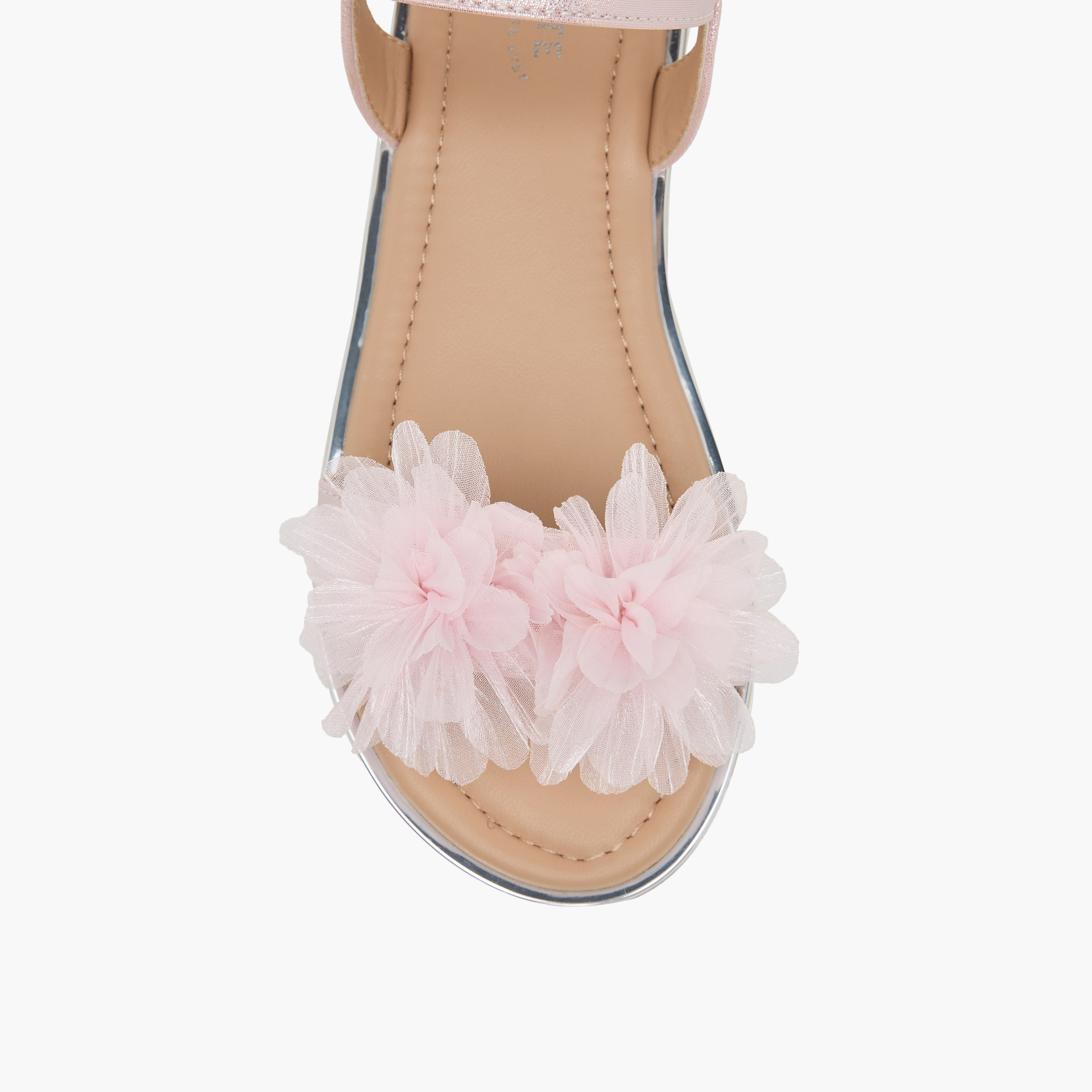 Celeste Girls Hook & Loop Flat Sandals-girls-shoes-sandals-image-3