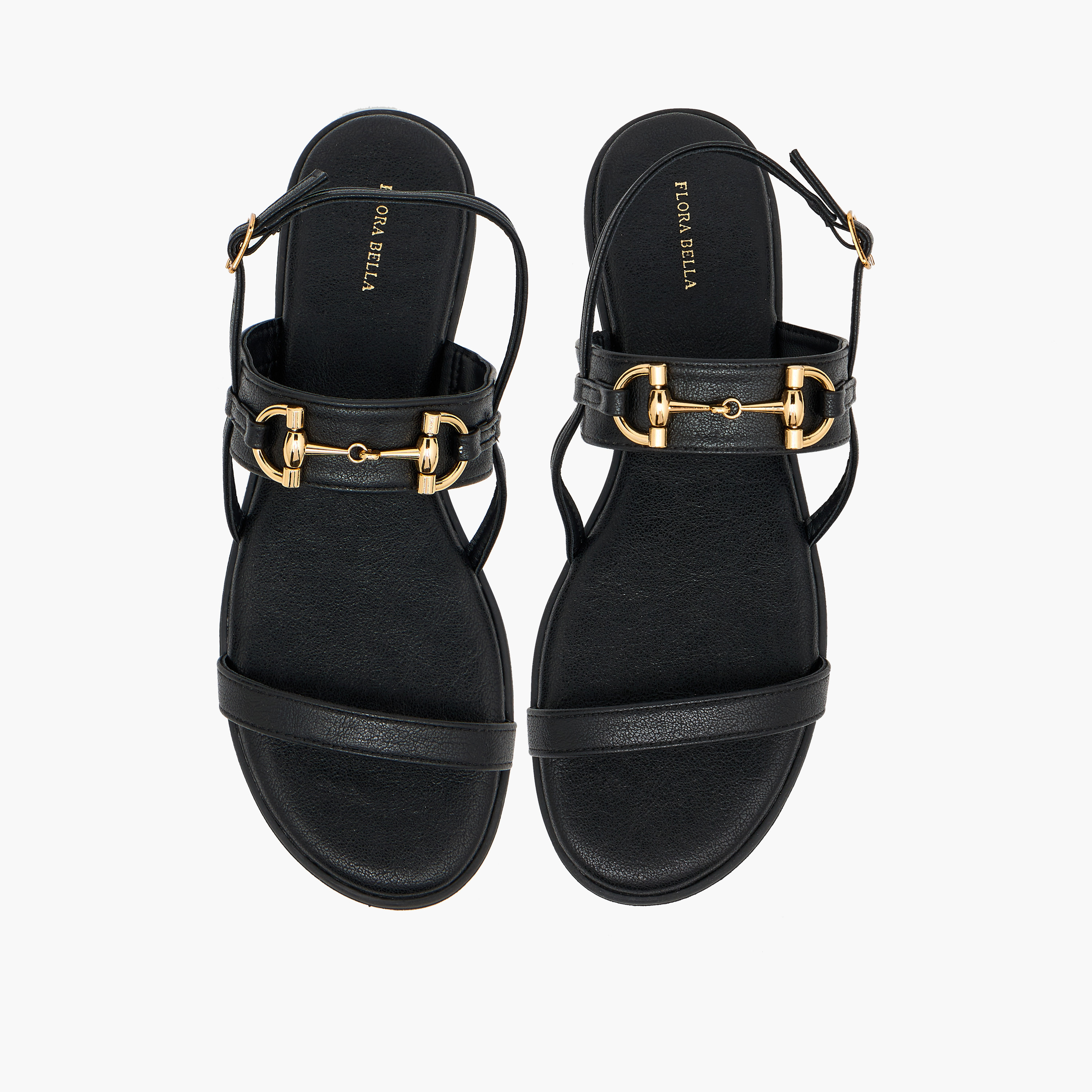 صندل بزينة معدنية للنساء من فلورا بيلا-women-shoes-flats-sandals-image-1