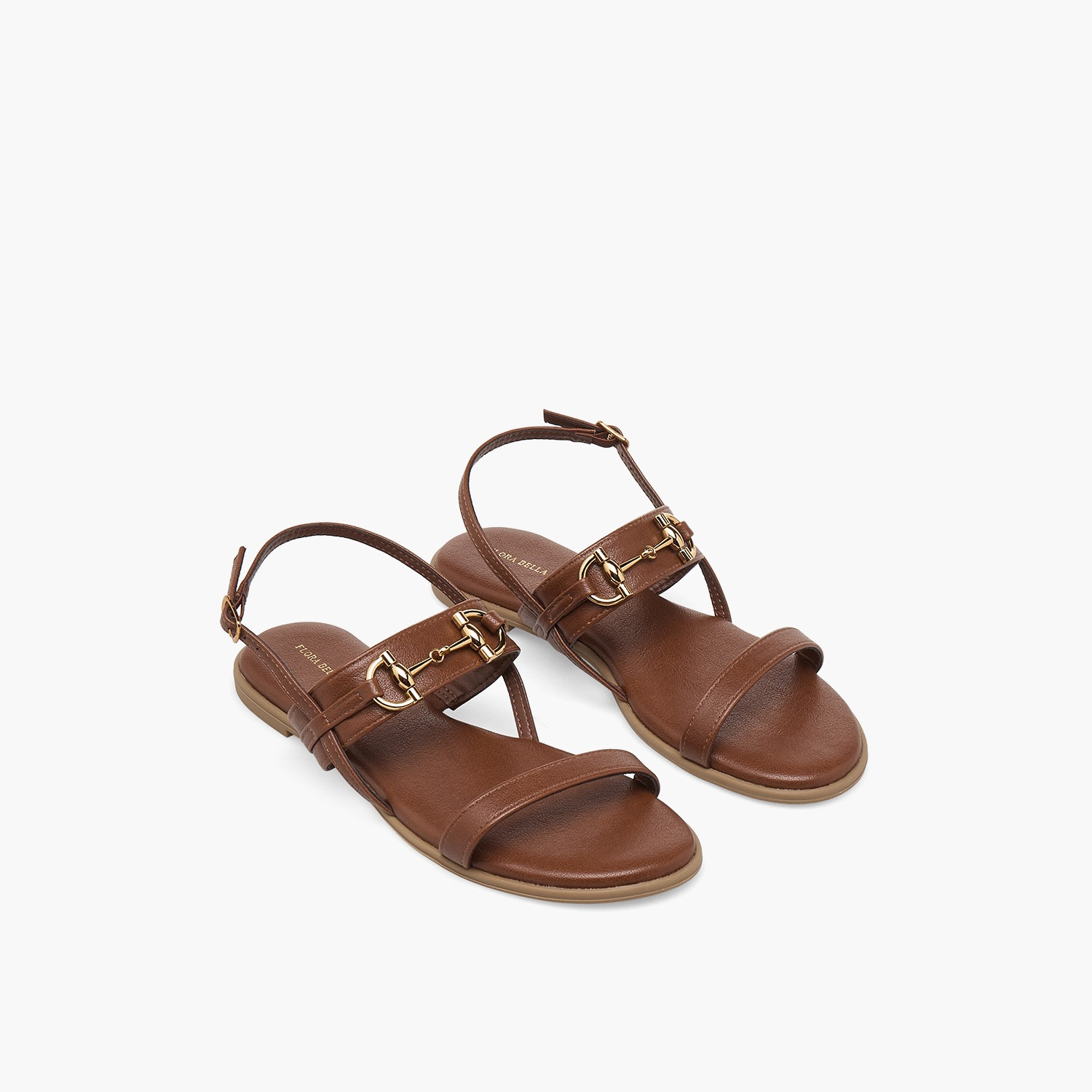 صندل بزينة معدنية للنساء من فلورا بيلا-women-shoes-flats-sandals-image-1